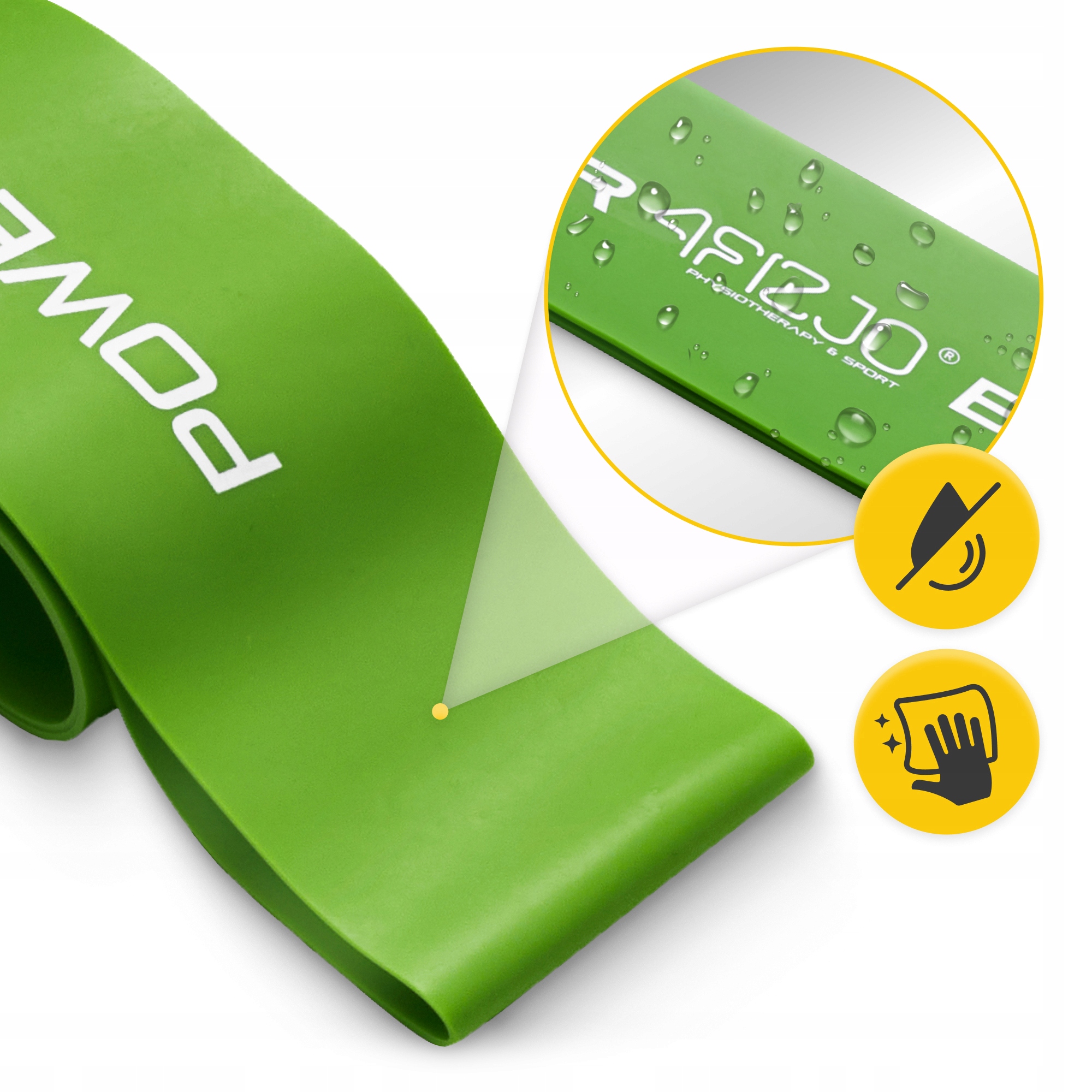 Резинка для фітнесу 4FIZJO Mini Power Band 1 мм 10-15 кг Green (P-5907222931615) — фото 2
