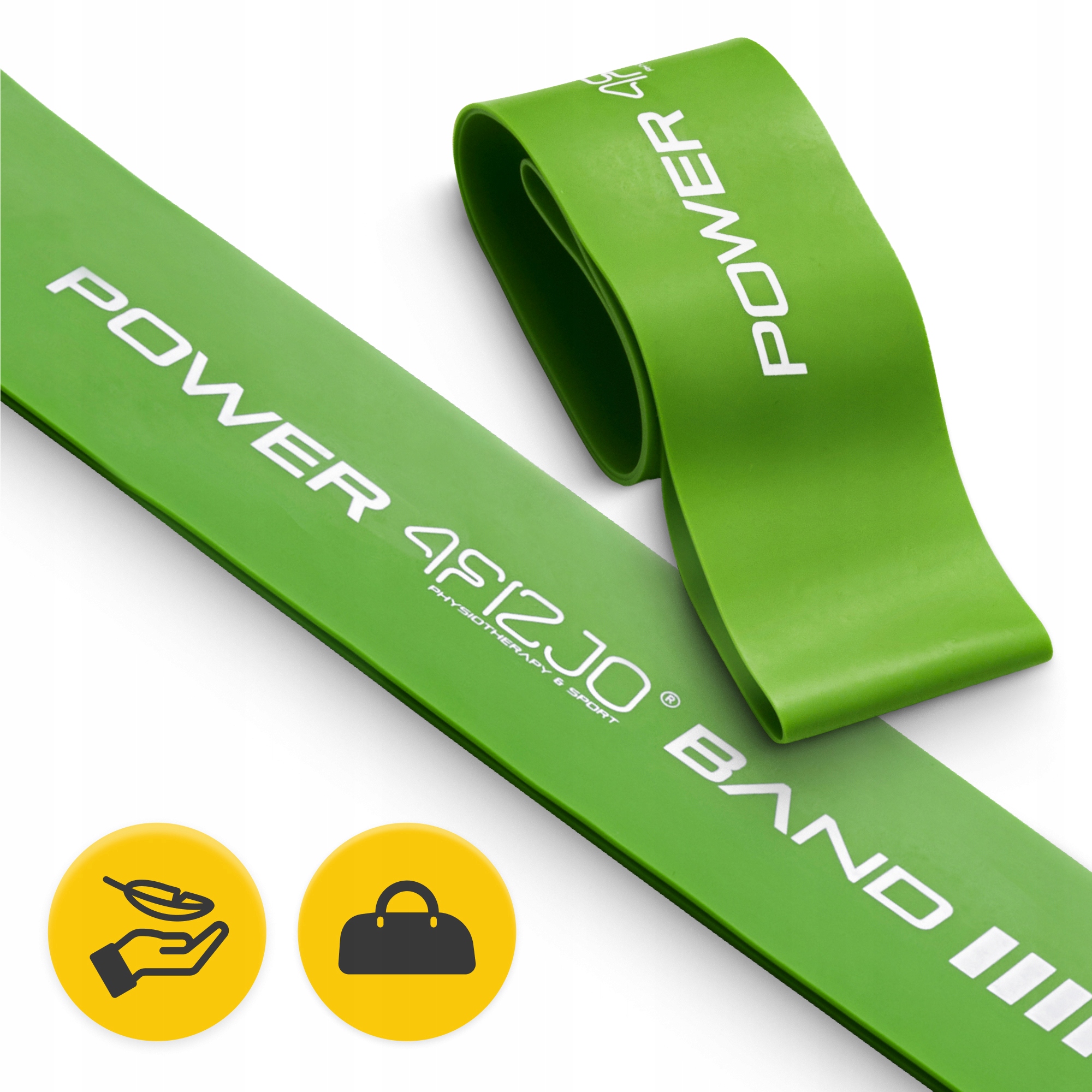 Резинка для фітнесу 4FIZJO Mini Power Band 1 мм 10-15 кг Green (P-5907222931615) — мініатюра 9