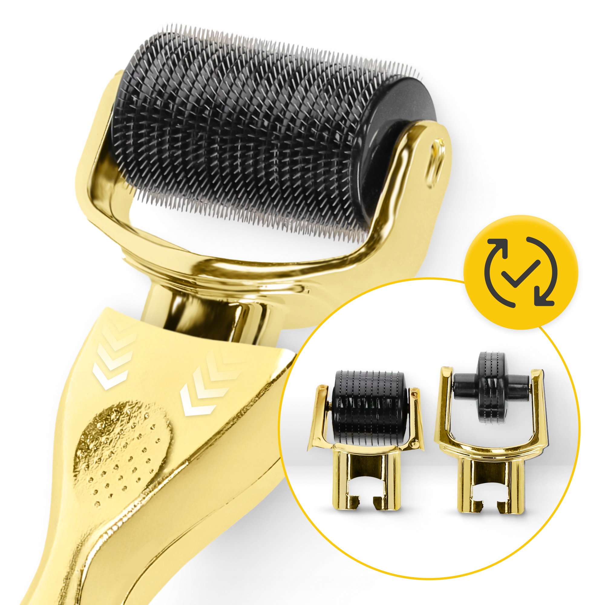 Мезороллер 4FIZJO Derma Roller 3 в 1 (дермароллер) для лиця та тіла (P-5907739312228) — мініатюра 6