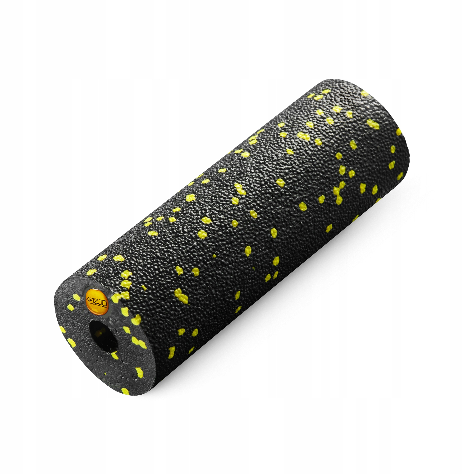 Масажний ролик 4FIZJO Mini Foam Roller 15 x 5.3 см (валик, роллер) Black/Yellow (P-5907222931790) — фото 1