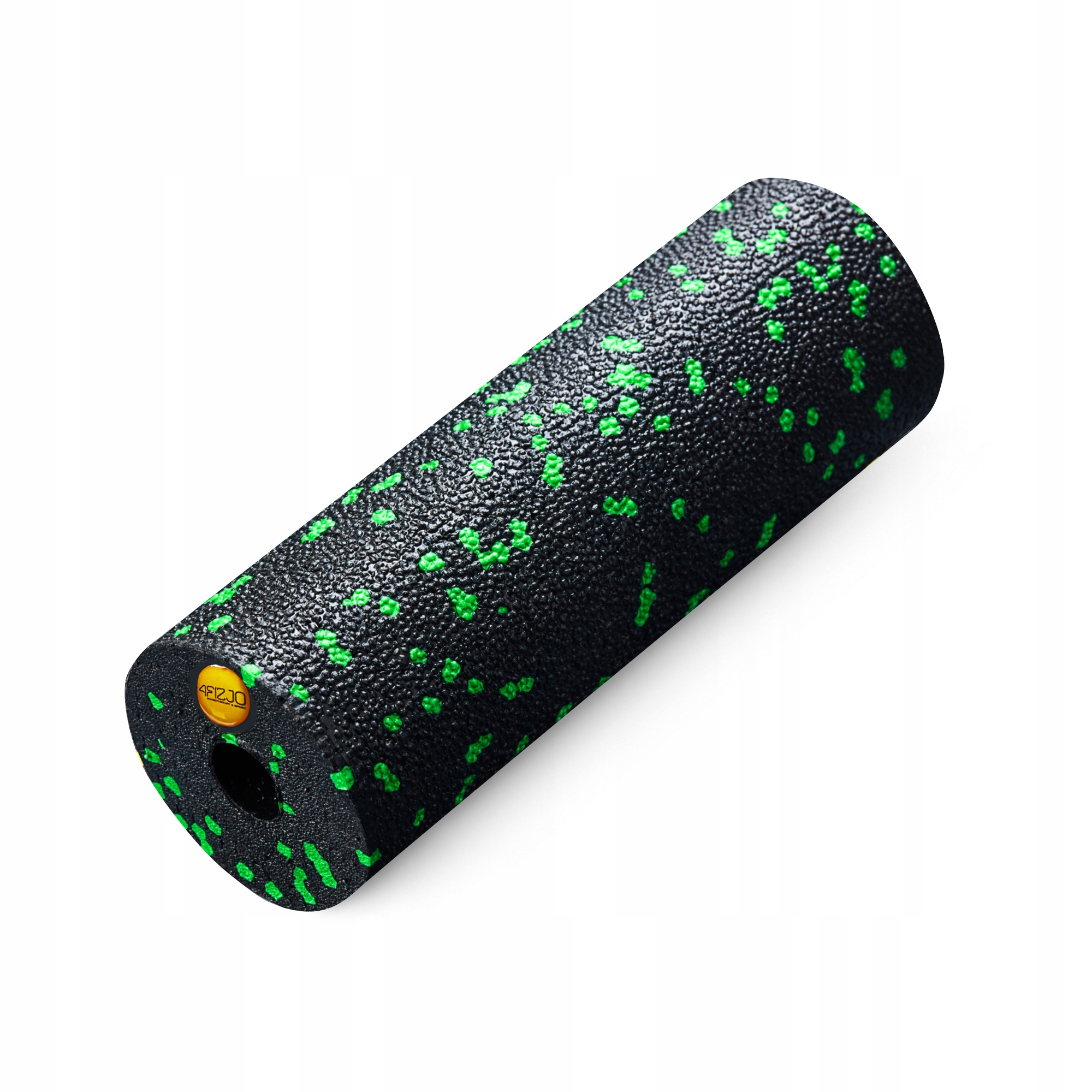Масажний ролик 4FIZJO Mini Foam Roller 15 x 5.3 см (валик, роллер) Black/Green (P-5907222931950) — фото 1