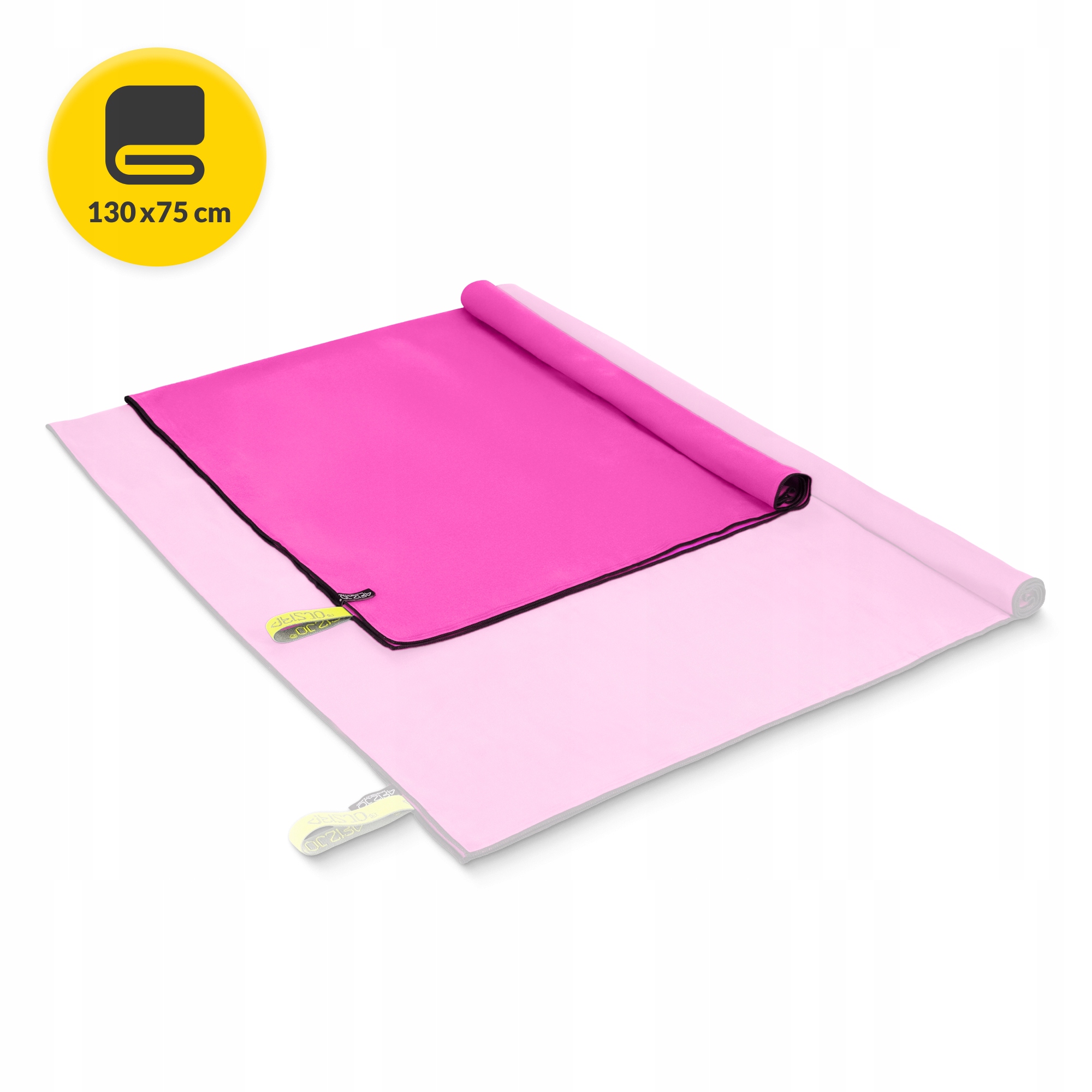 Рушник спортивний 4FIZJO 130 x 75 см з мікрофібри Pink (P-5907739317278) — мініатюра 6