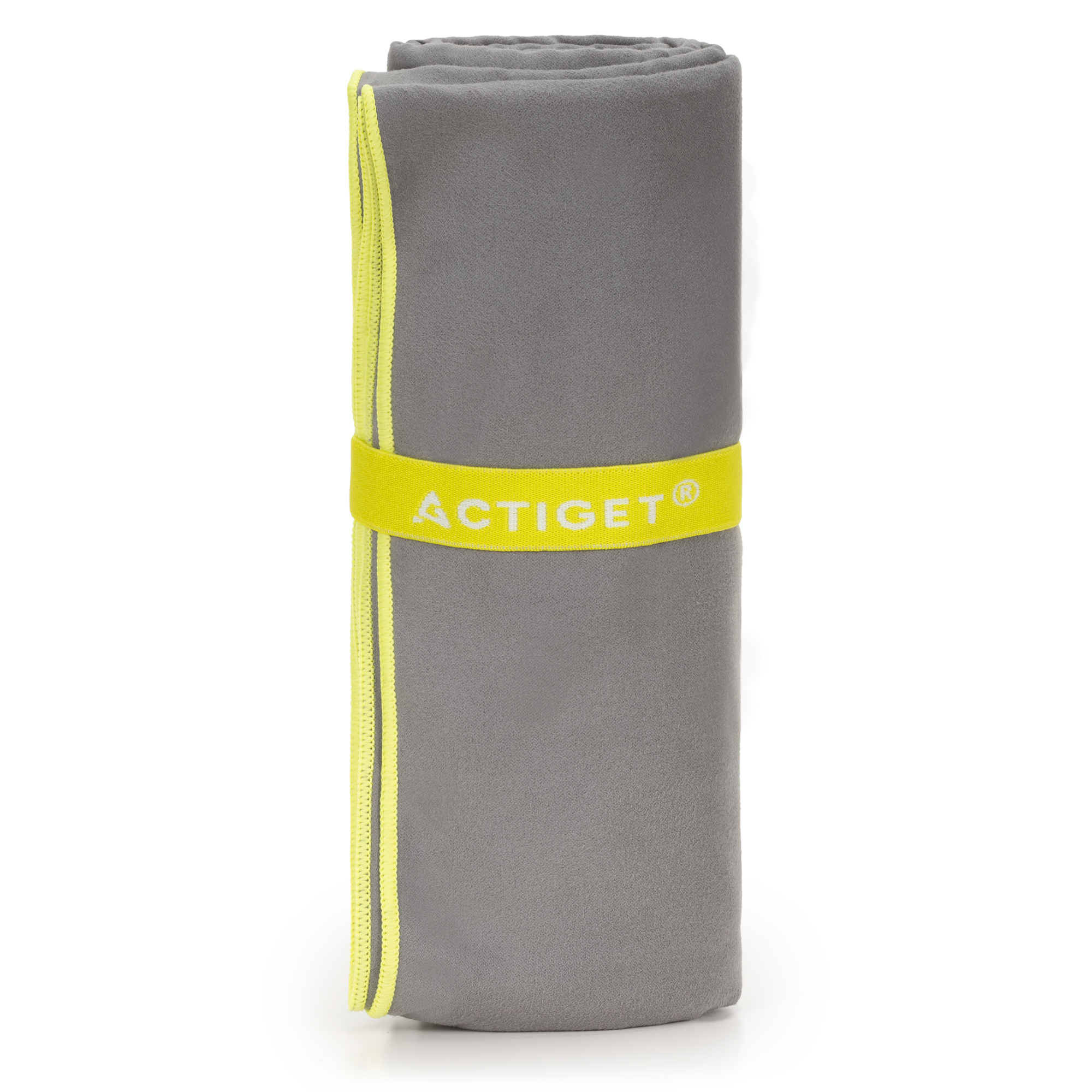 Рушник спортивний Actiget 180 x 100 см з мікрофібри ACT0192 Grey
