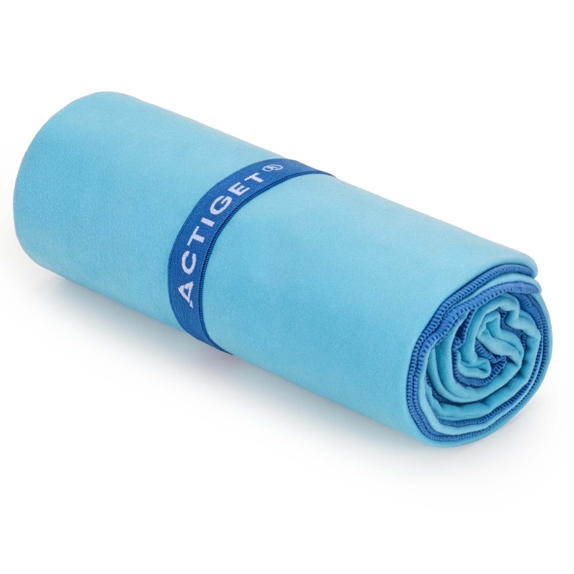 Рушник спортивний Actiget 150 x 80 см з мікрофібри ACT0191 Blue