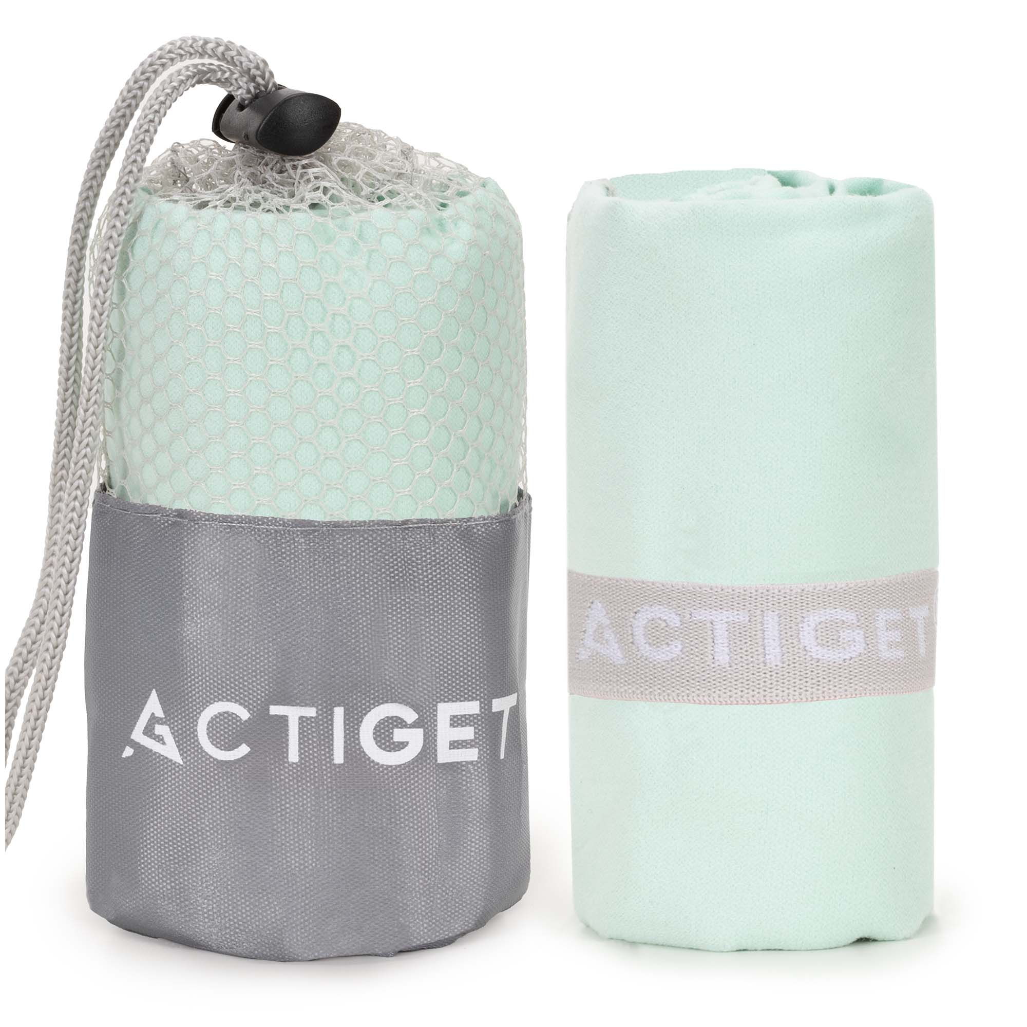 Рушник спортивний Actiget 80 x 40 см з мікрофібри ACT0185 Mint