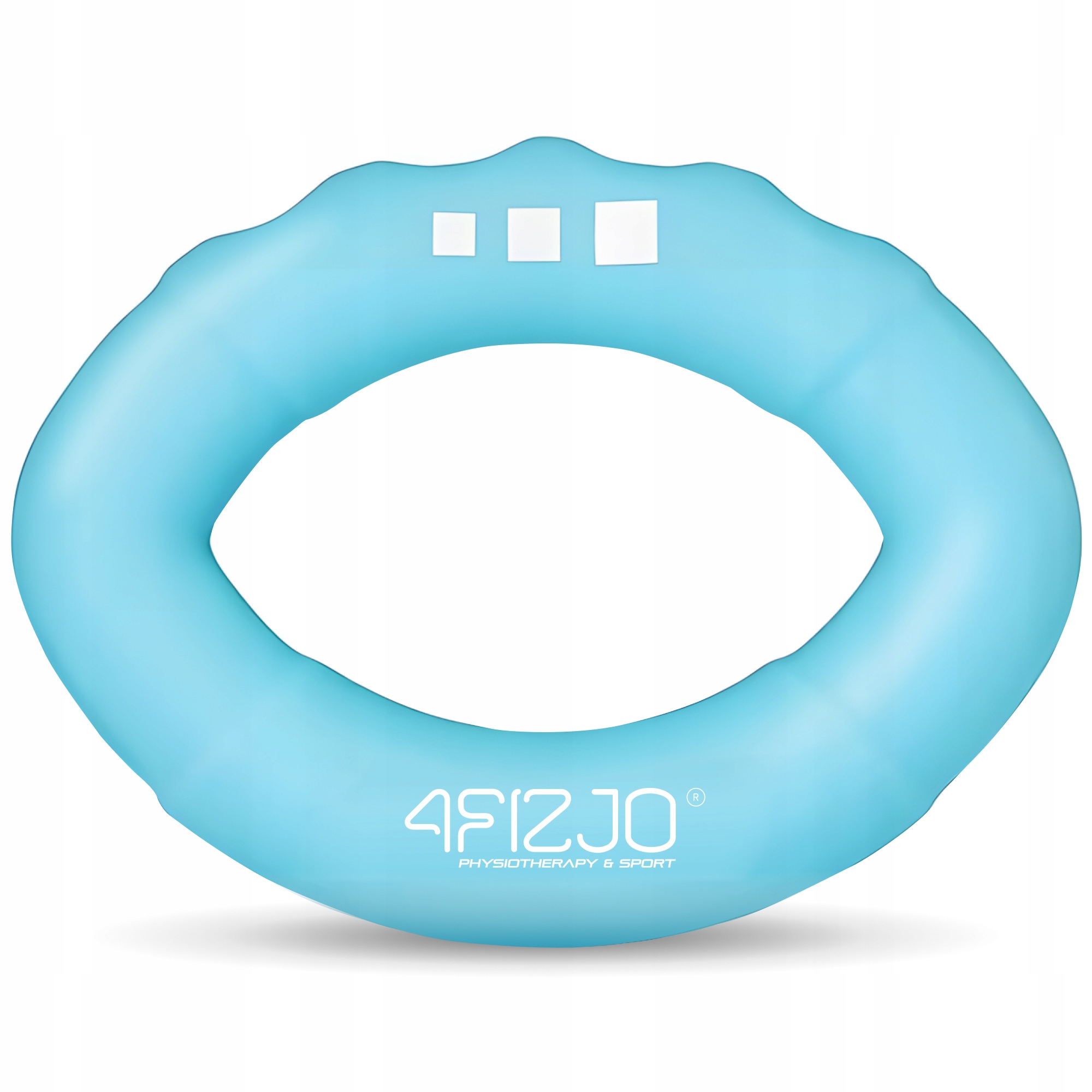 Еспандер кистьовий силіконовий 4FIZJO Medium 18 кг Sky Blue (P-5907739313744) — фото 1
