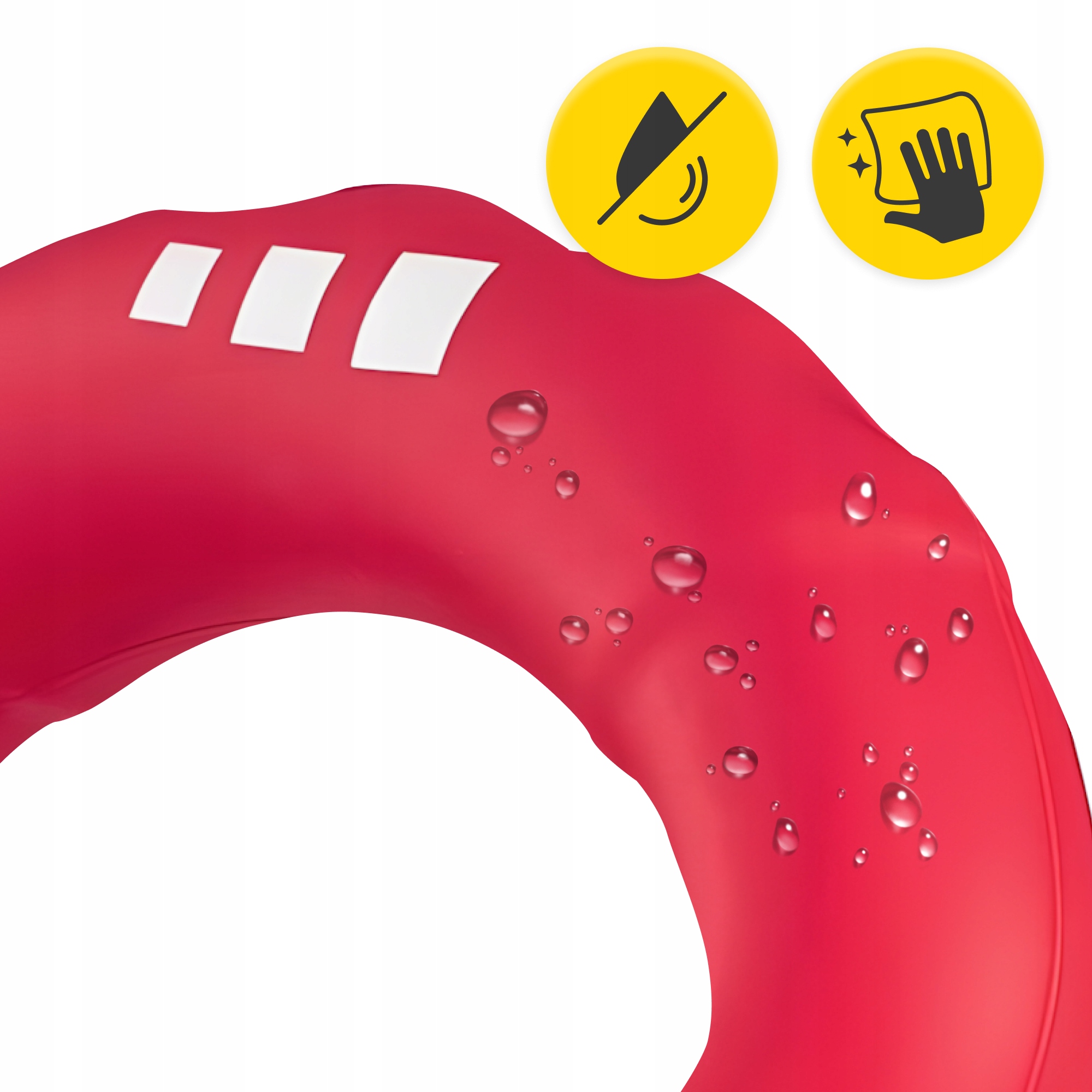 Еспандер кистьовий силіконовий 4FIZJO Hard 22 кг Red (P-5907739313751) — мініатюра 6