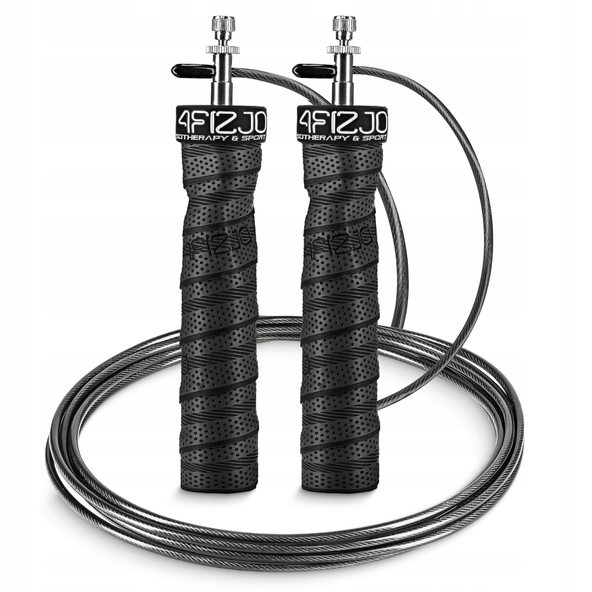 Скакалка швидкісна для кросфіту 4FIZJO Speed Rope PRO+ Black (P-5907739313164) — мініатюра 8