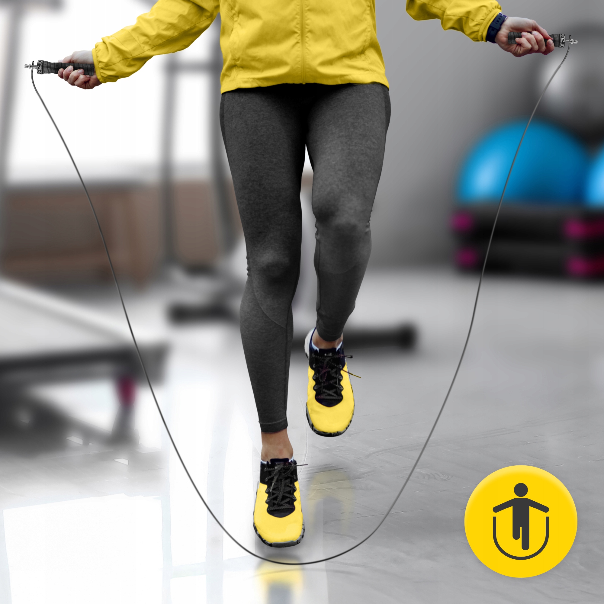 Скакалка швидкісна для кросфіту 4FIZJO Speed Rope PRO+ Black (P-5907739313164) — фото 4