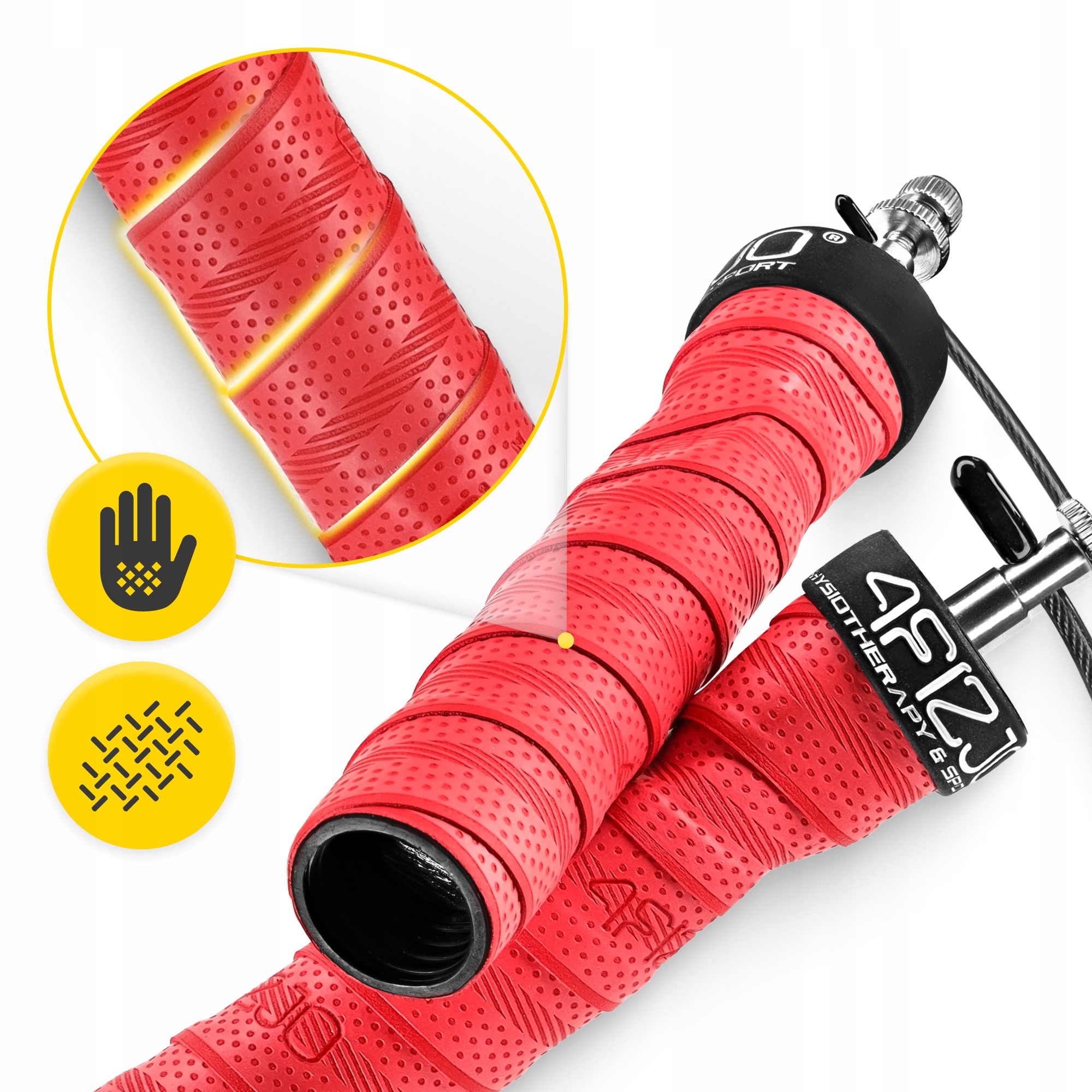 Скакалка швидкісна для кросфіту 4FIZJO Speed Rope PRO+ Red (P-5907739313171) — мініатюра 10