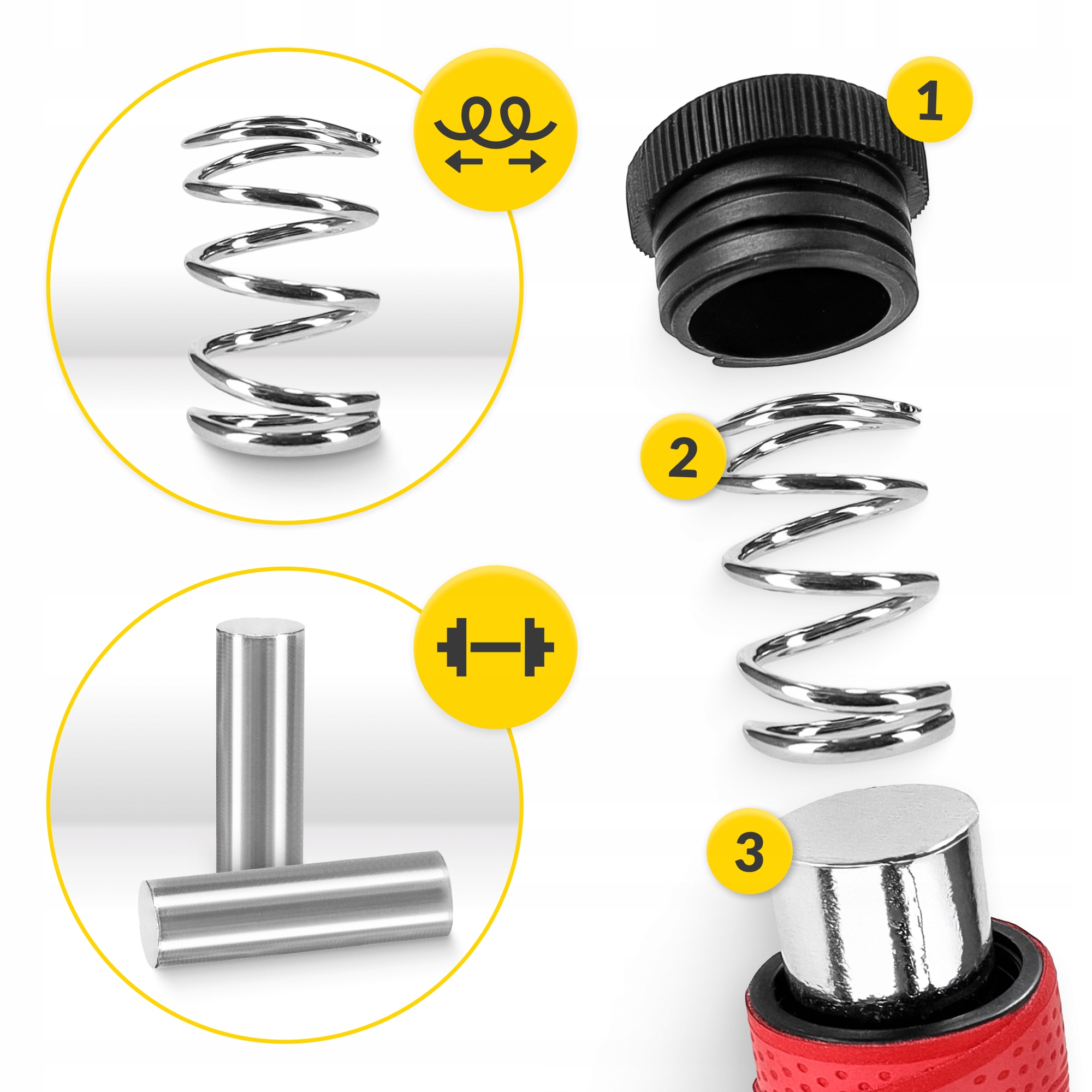 Скакалка швидкісна для кросфіту 4FIZJO Speed Rope PRO+ Red (P-5907739313171) — фото 5