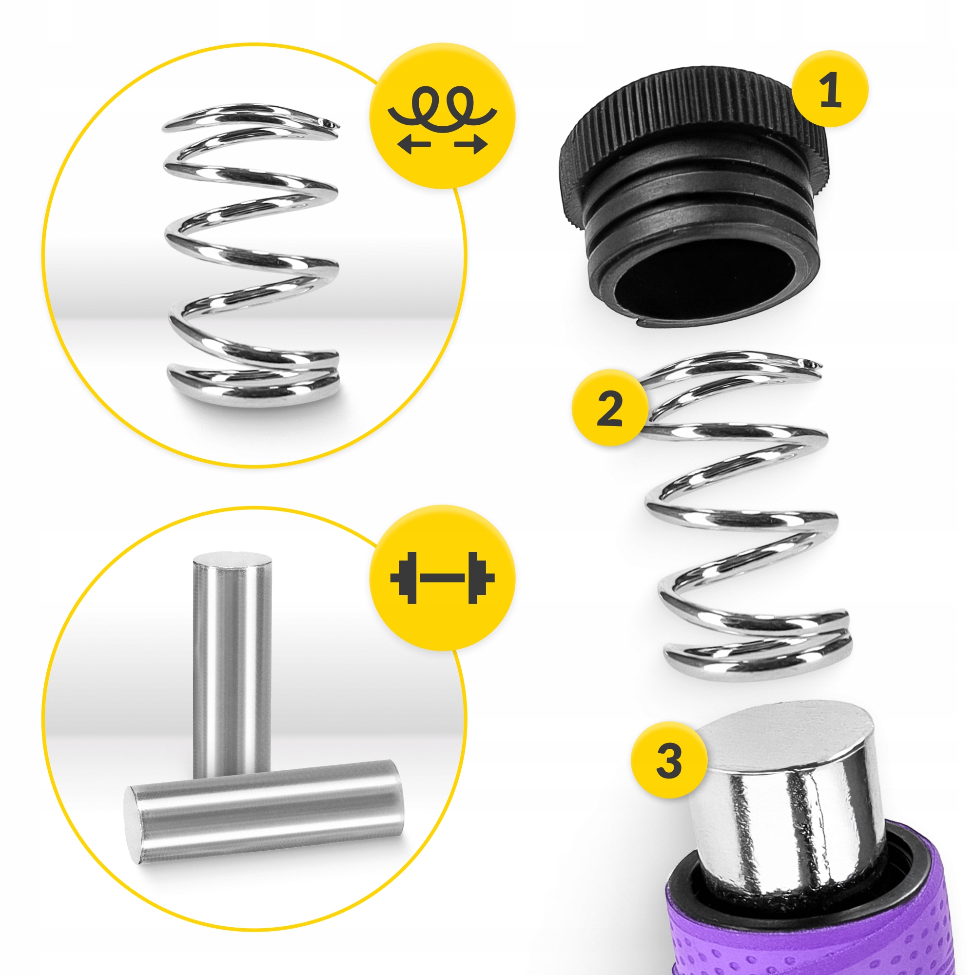 Скакалка швидкісна для кросфіту 4FIZJO Speed Rope PRO+ Violet (P-5907739313188) — фото 2