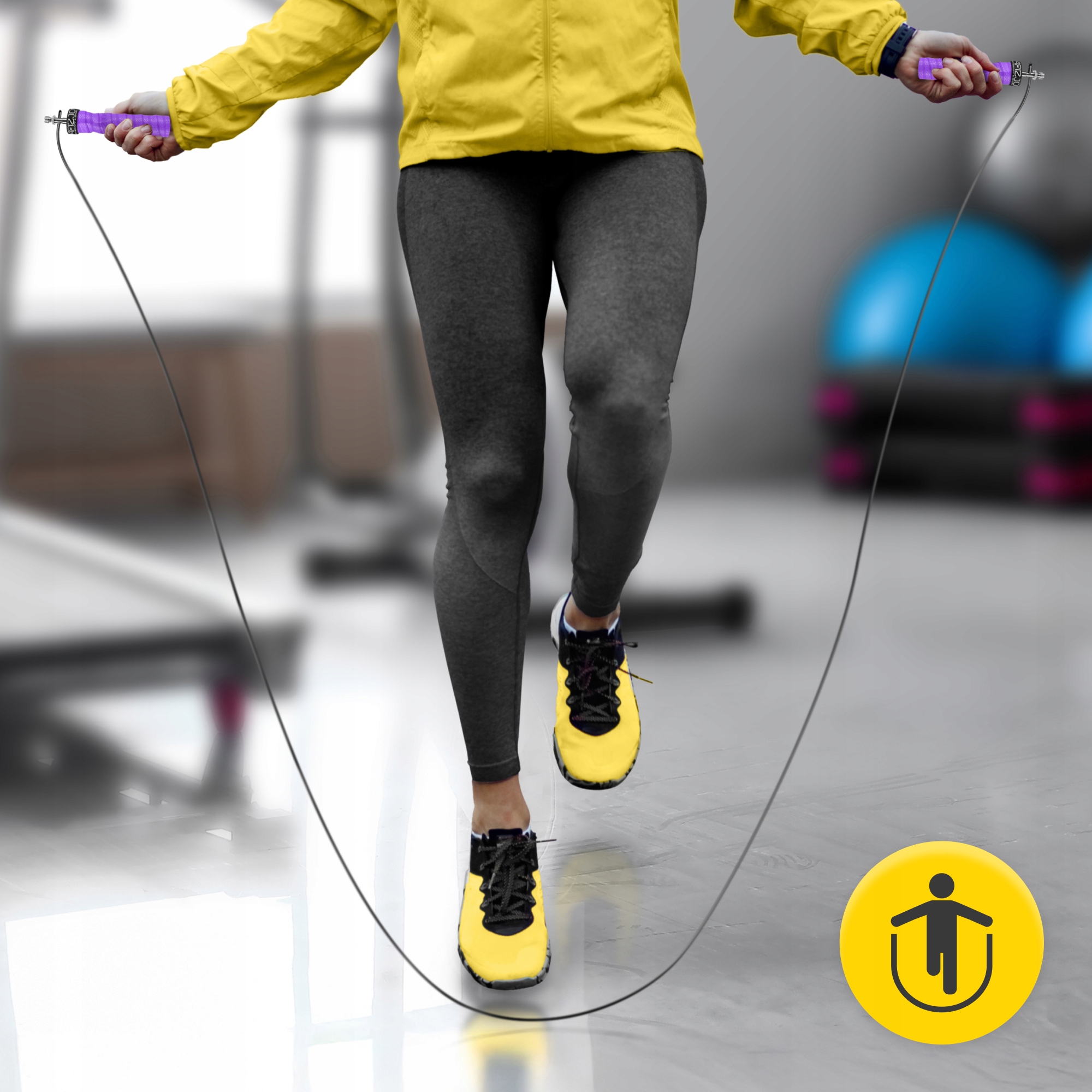 Скакалка швидкісна для кросфіту 4FIZJO Speed Rope PRO+ Violet (P-5907739313188) — мініатюра 6