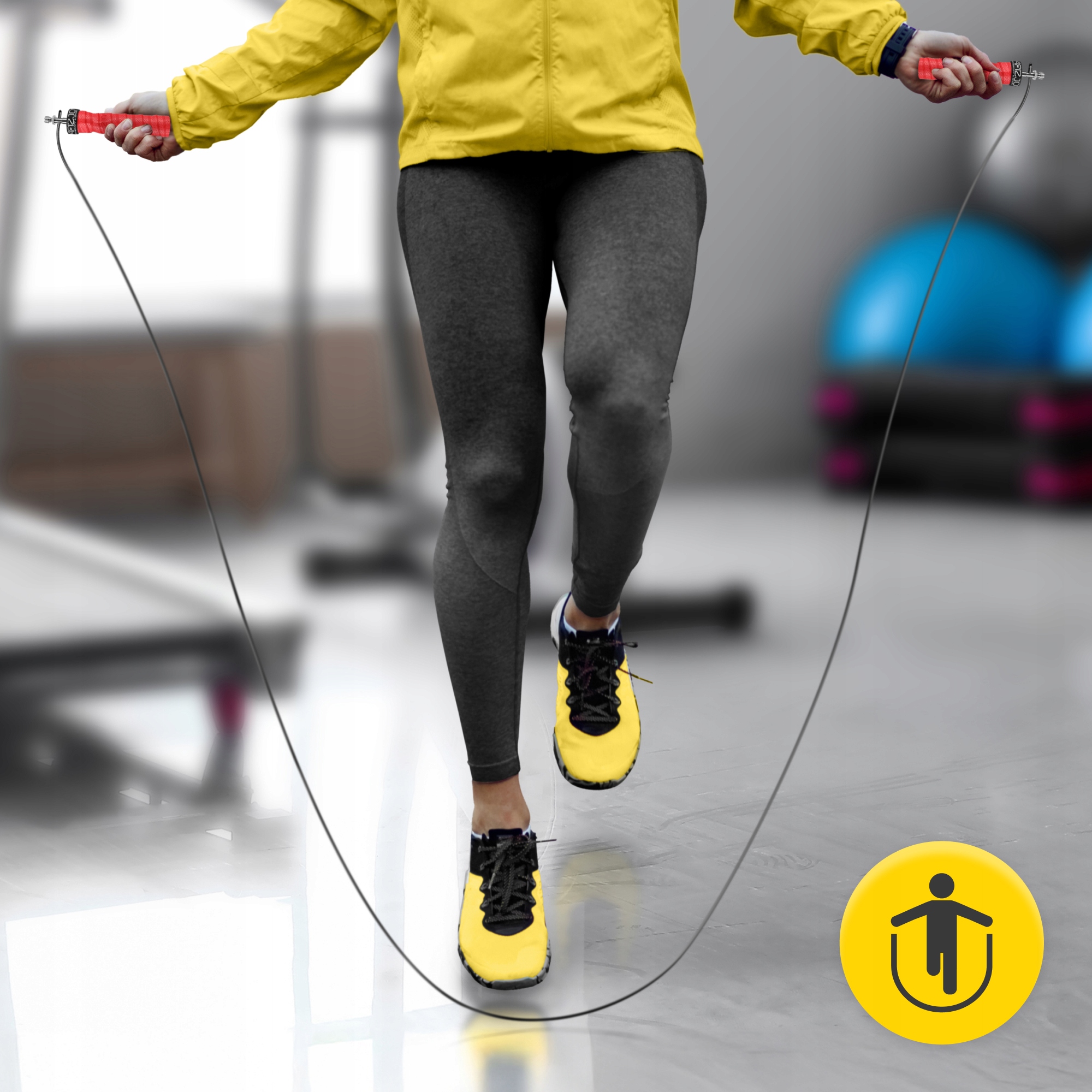 Скакалка швидкісна для кросфіту 4FIZJO Speed Rope PRO+ Red (P-5907739313171) — мініатюра 7