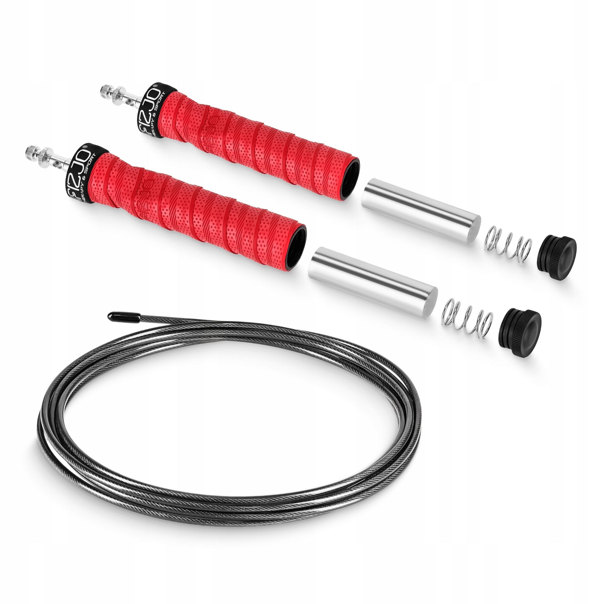 Скакалка швидкісна для кросфіту 4FIZJO Speed Rope PRO+ Red (P-5907739313171) — мініатюра 6