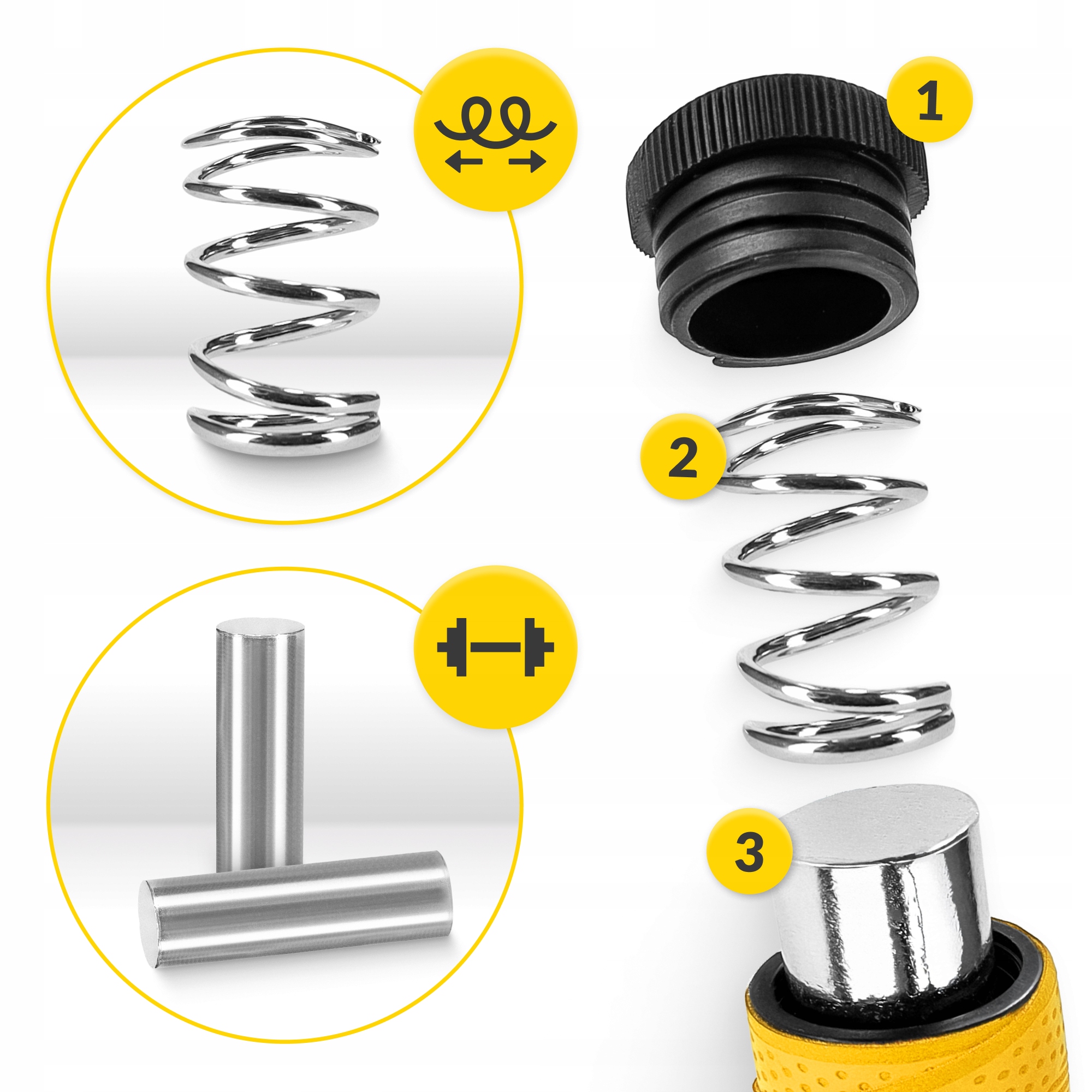 Скакалка швидкісна для кросфіту 4FIZJO Speed Rope PRO+ Yellow (P-5907739311030) — мініатюра 9