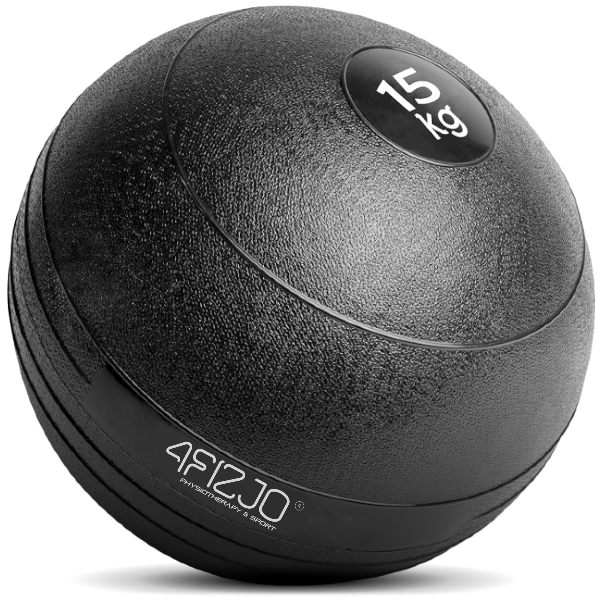 Слембол (медичний м'яч) для кросфіту 4FIZJO Slam Ball 15 кг Black (P-5907739315458) — фото 1