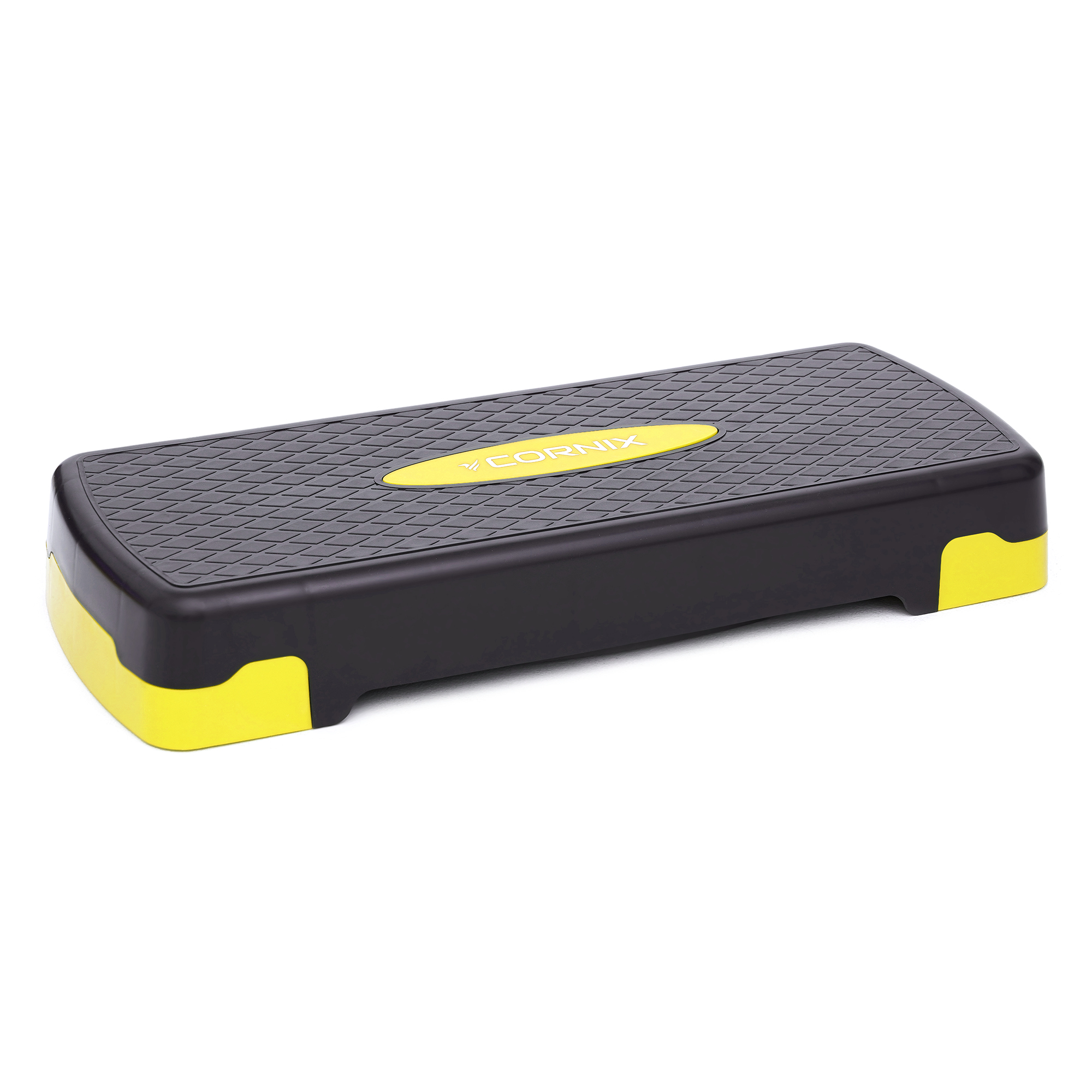 Степ-платформа 2-ступінчаста Cornix 68 х 28 х 10-15 см XR-0192 Black/Yellow — мініатюра 6