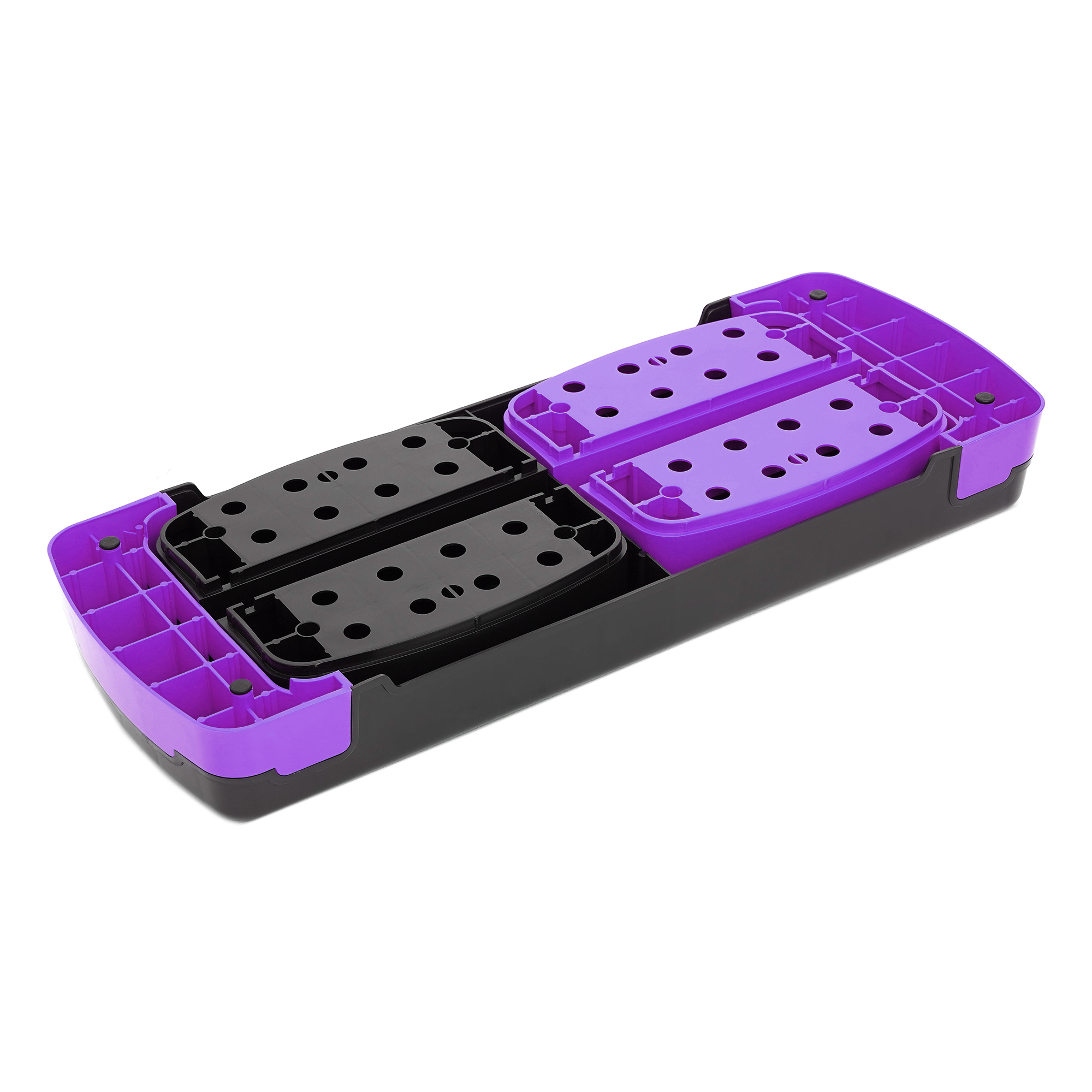Степ-платформа 3-ступінчаста Cornix 78 х 29 х 10-20 см XR-0183 Black/Purple — фото 3