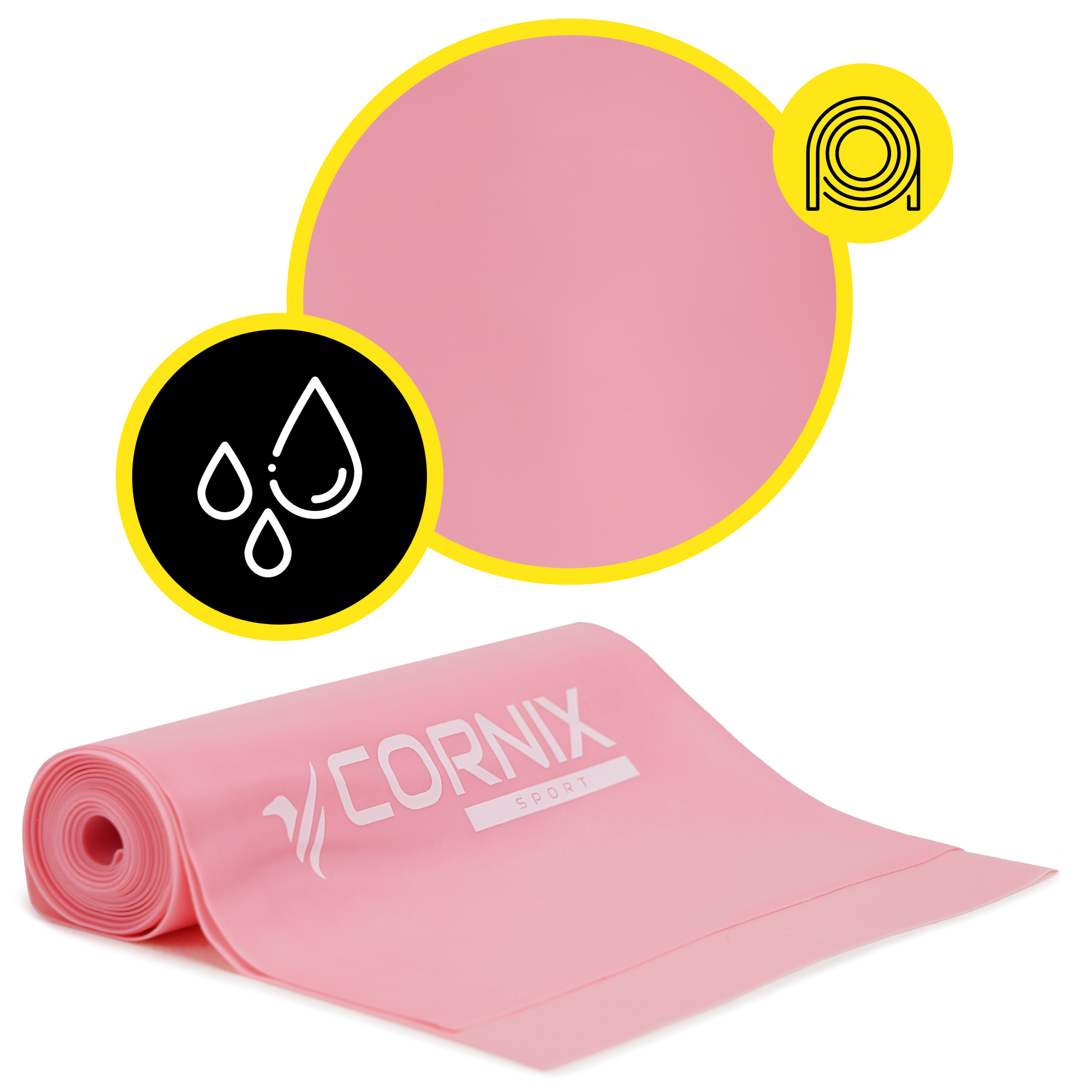 Стрічка-еспандер Cornix Flat Band 200 х 15 см для спорту та реабілітації 5 кг XR-0082 — фото 2