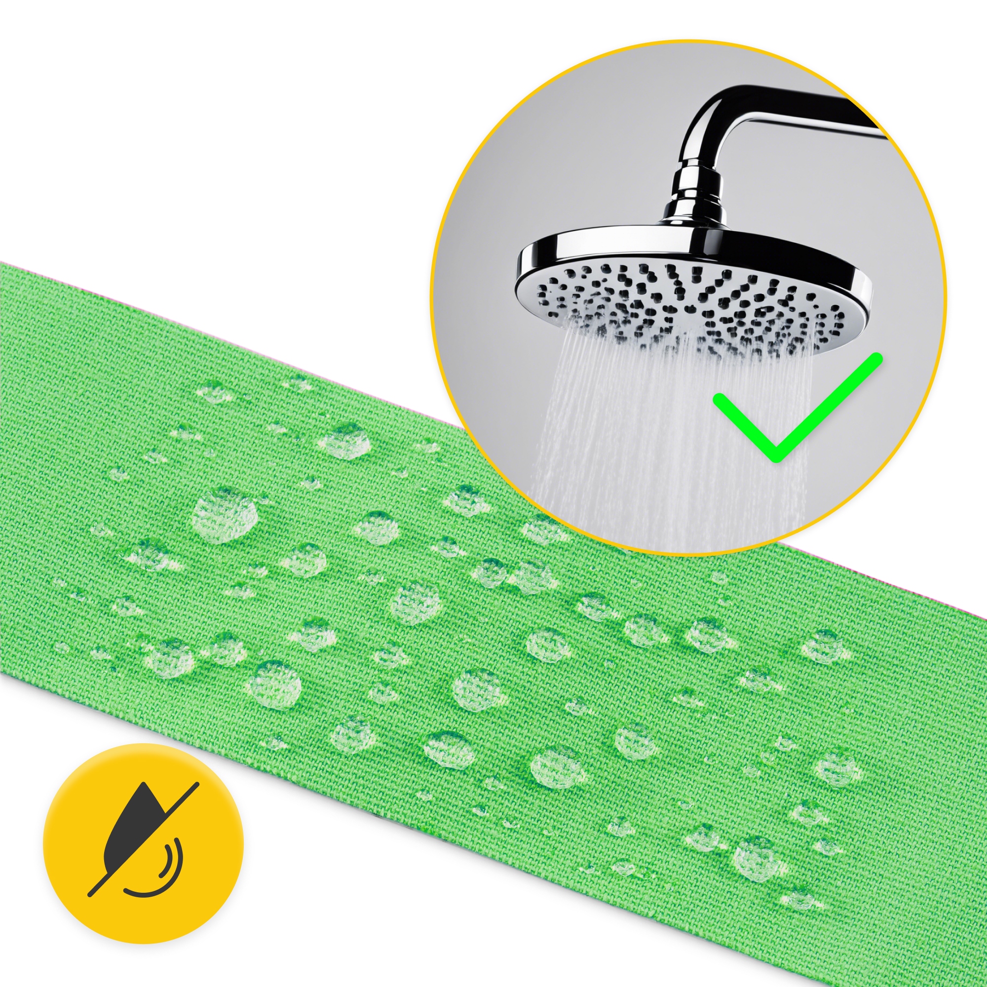 Стрічка кінезіологічна (кінезіо тейп) 4FIZJO 5 см x 5 м Green (P-5907739315984) — мініатюра 9