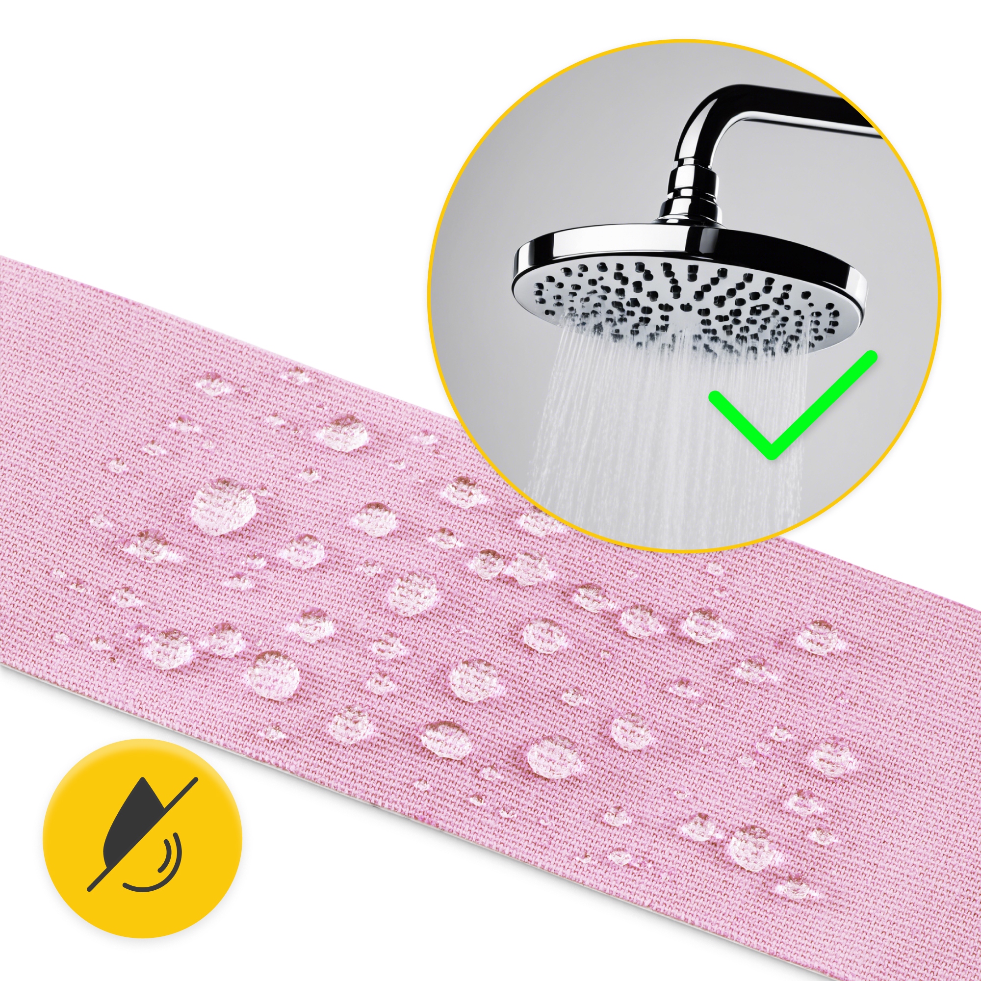 Стрічка кінезіологічна (кінезіо тейп) 4FIZJO 5 см x 5 м Light Pink (P-5907739316028) — фото 2