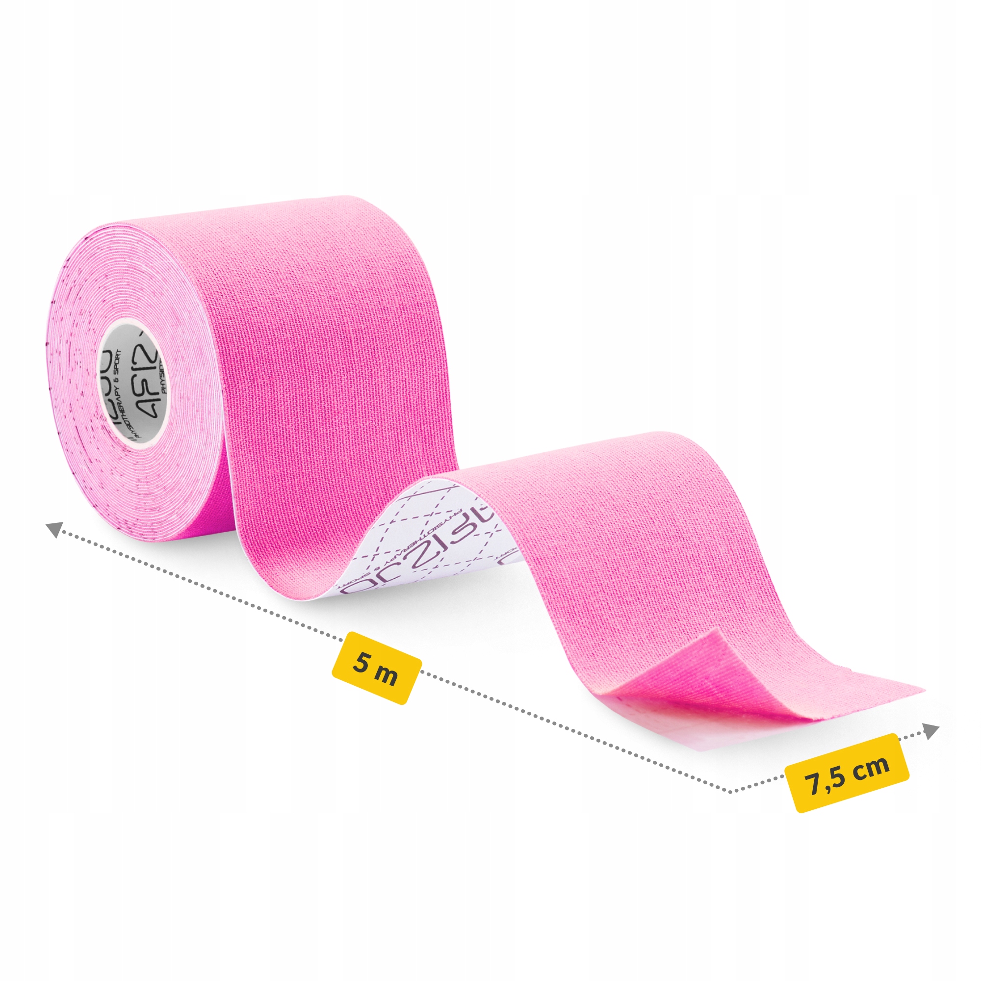 Стрічка кінезіологічна (кінезіо тейп) 4FIZJO 7.5 см x 5 м Pink (P-5907739318893) — мініатюра 9