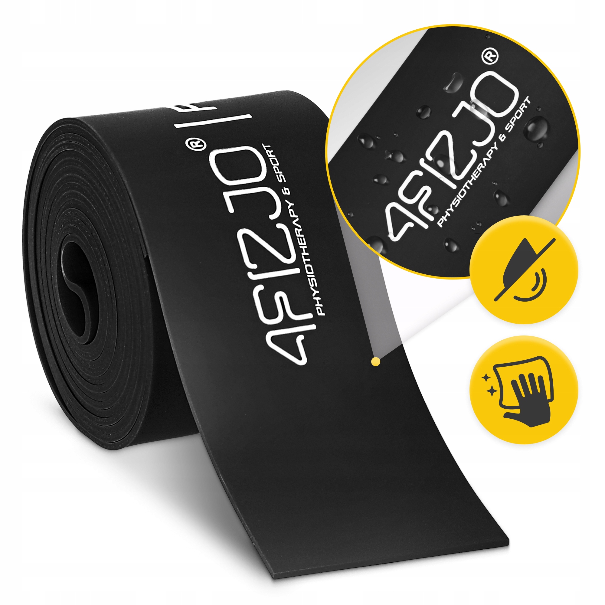 Стрічка компресійна для флосингу 4FIZJO Floss Band 207 x 5 x 0.15 см Black (P-5907222931882) — мініатюра 8