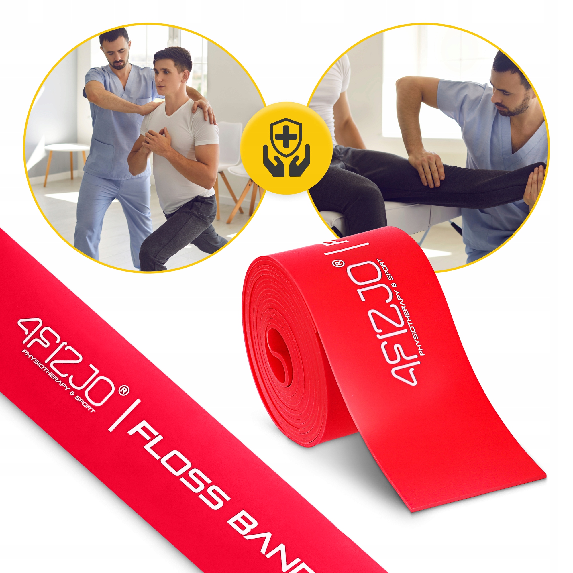 Стрічка компресійна для флосингу 4FIZJO Floss Band 207 x 5 x 0.1 см Red (P-5907222931899) — мініатюра 8