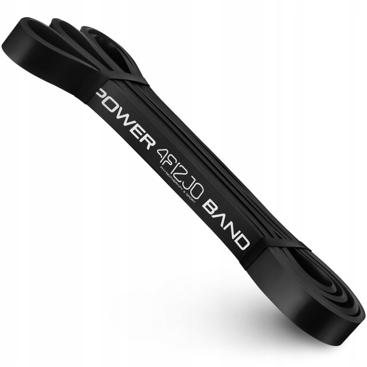 Еспандер-петля 4FIZJO Power Band 22 мм 12-17 кг резина для фітнесу і спорту Black (P-5907222931066)
