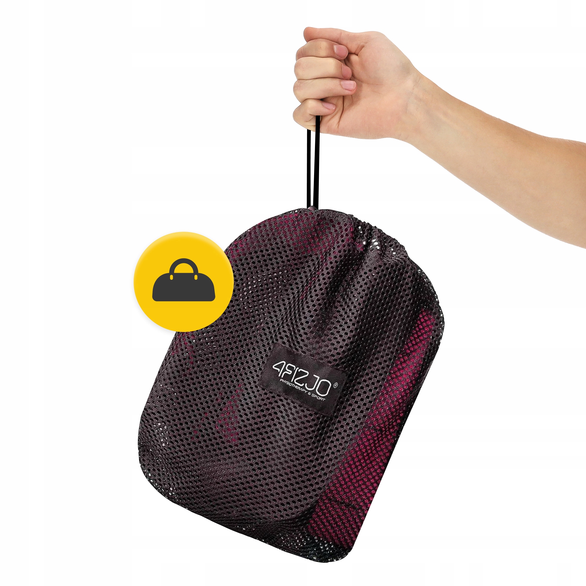 Петлі для функціонального тренінгу 4FIZJO підвісна система Black/Pink (P-5907739314109) — фото 3