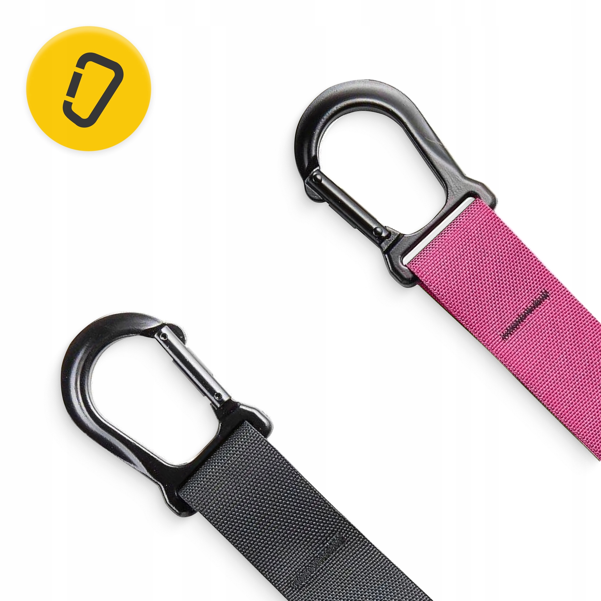 Петлі для функціонального тренінгу 4FIZJO підвісна система Black/Pink (P-5907739314109) — мініатюра 8