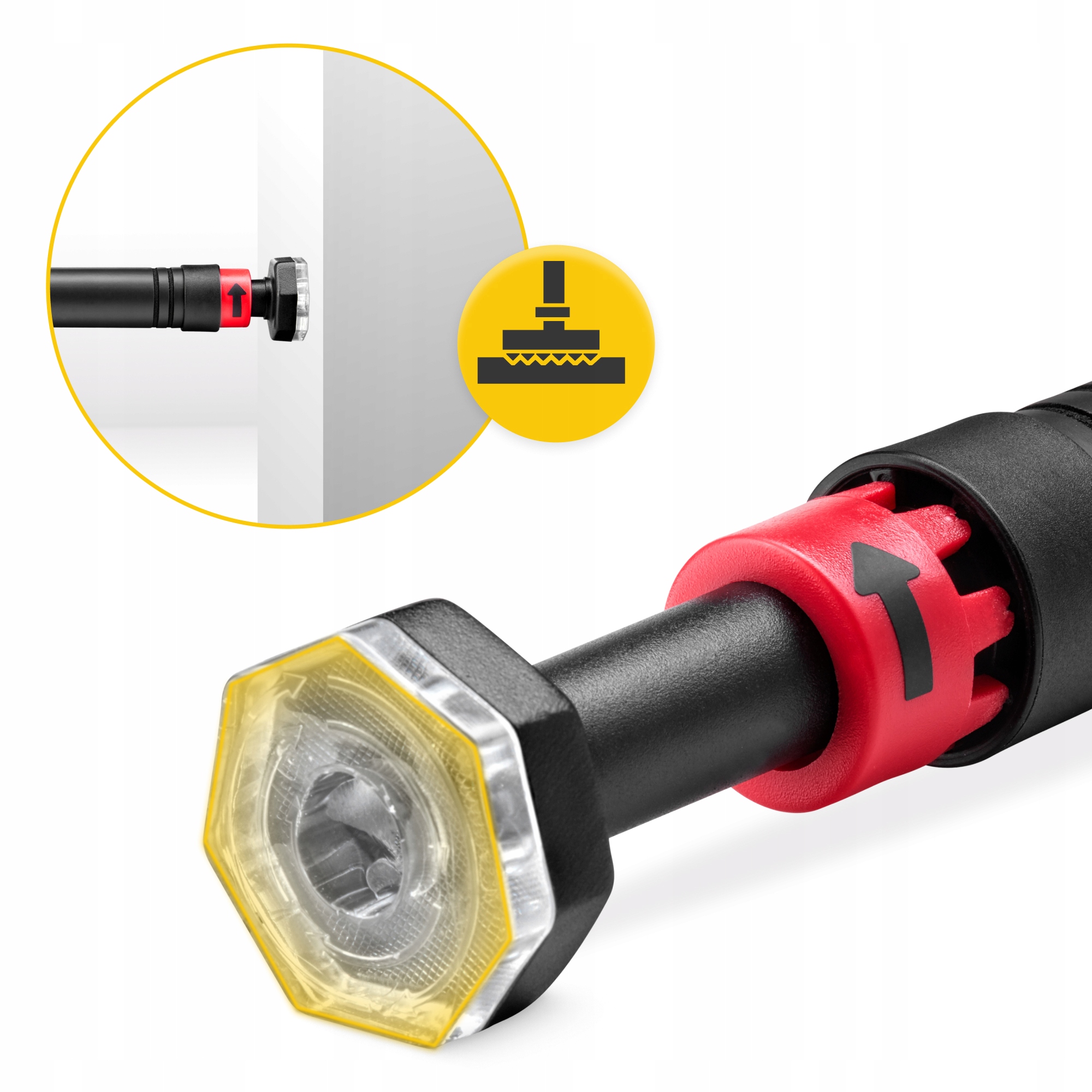 Турнік розсувний 4FIZJO 66-100 см Black/Red (P-5907739310385) — мініатюра 7