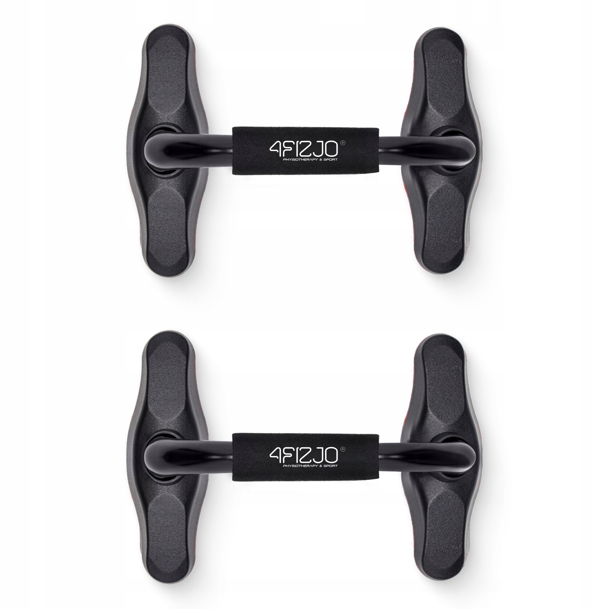 Упори для віджимань 4FIZJO Push-up Bars Black/Red (P-5907739310392) — мініатюра 6