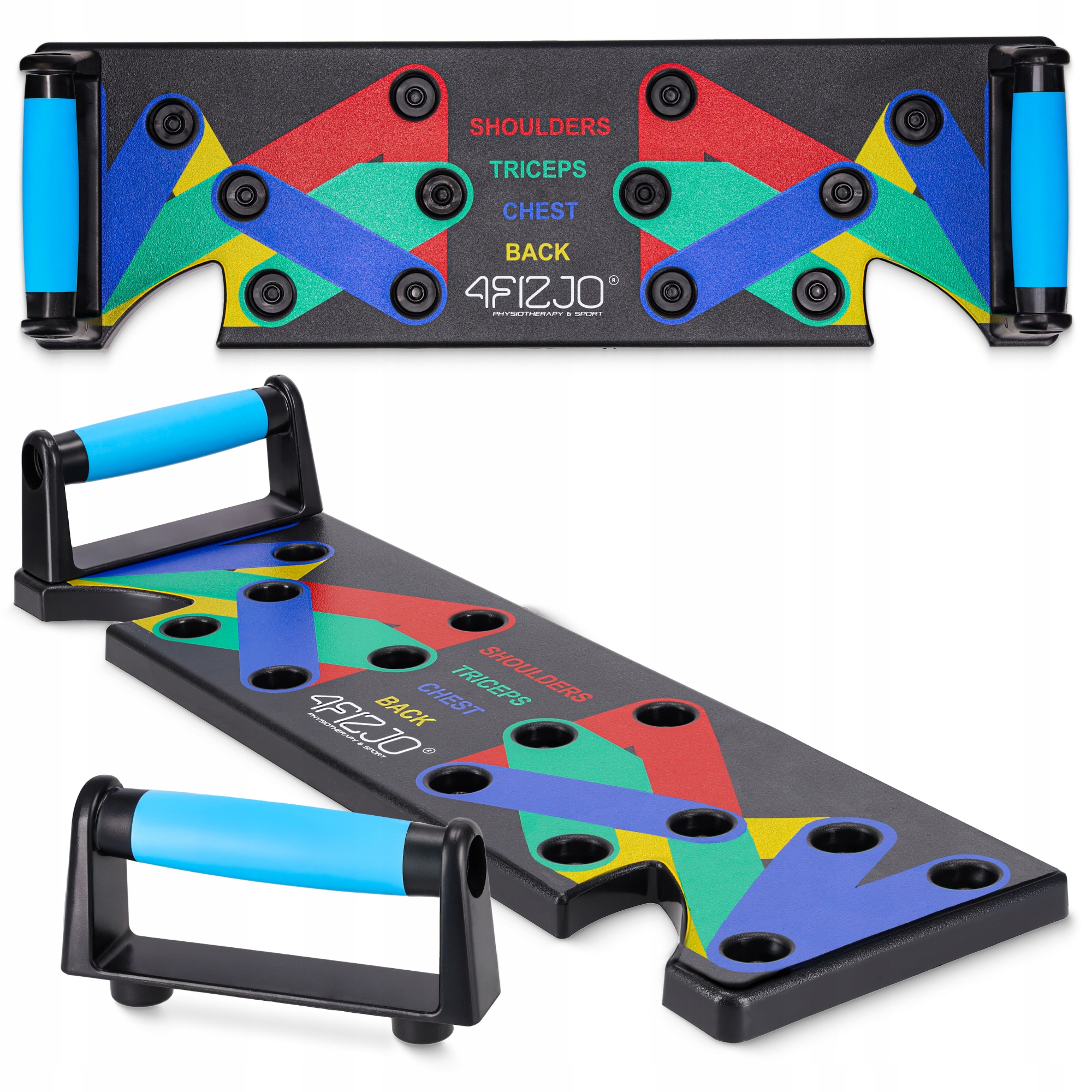 Упори (дошка) для віджимань зі змінним хватом 4FIZJO Push-up Board (P-5907739312501) — фото 1