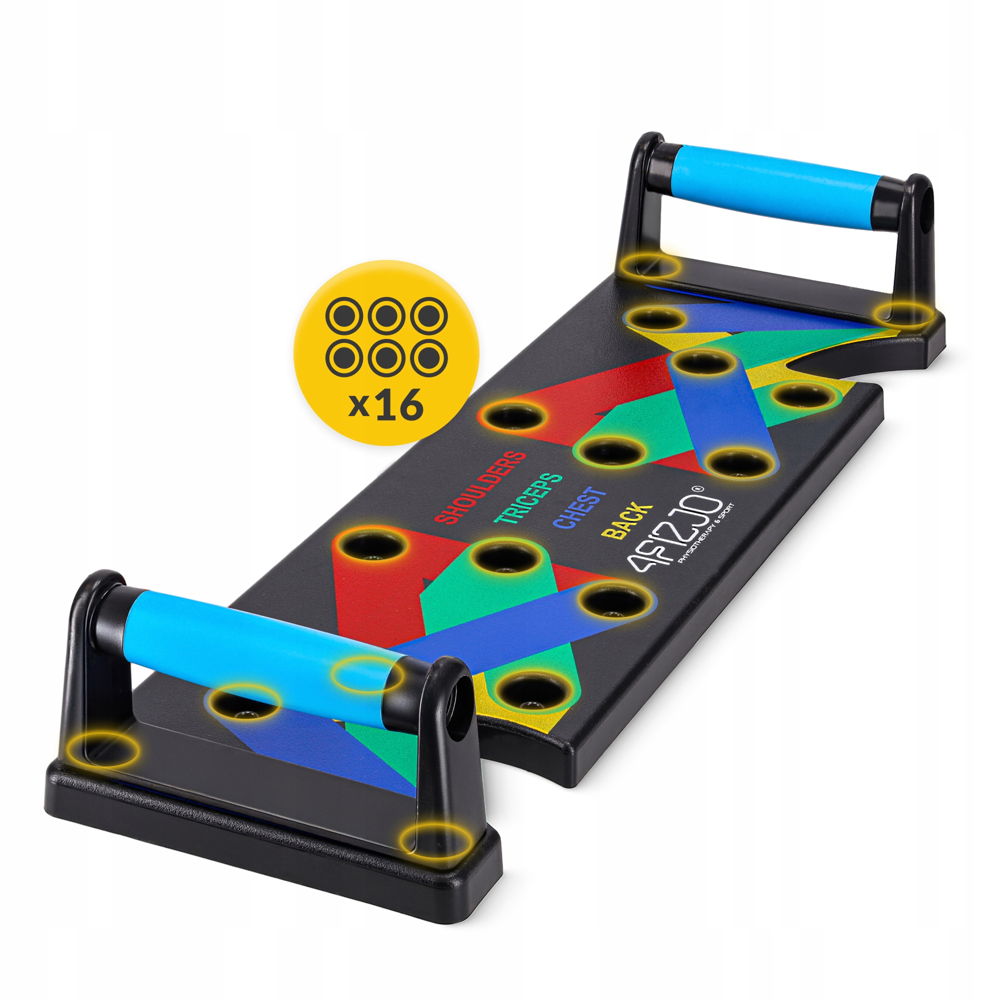 Упори (дошка) для віджимань зі змінним хватом 4FIZJO Push-up Board (P-5907739312501) — фото 3