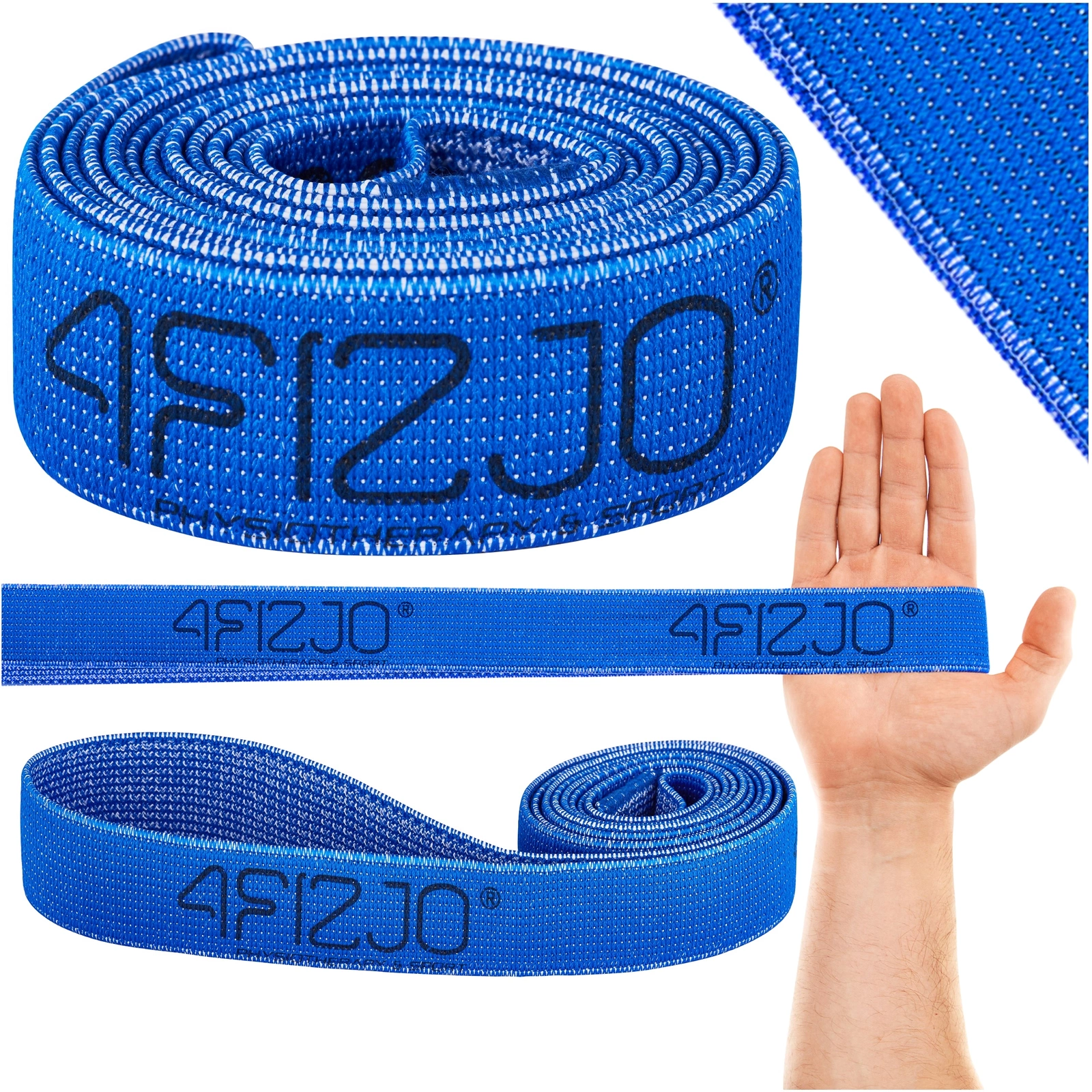 Еспандер-петля 4FIZJO Flex Power Band із тканини 13-20 кг Blue (P-5907739313102) — фото 1