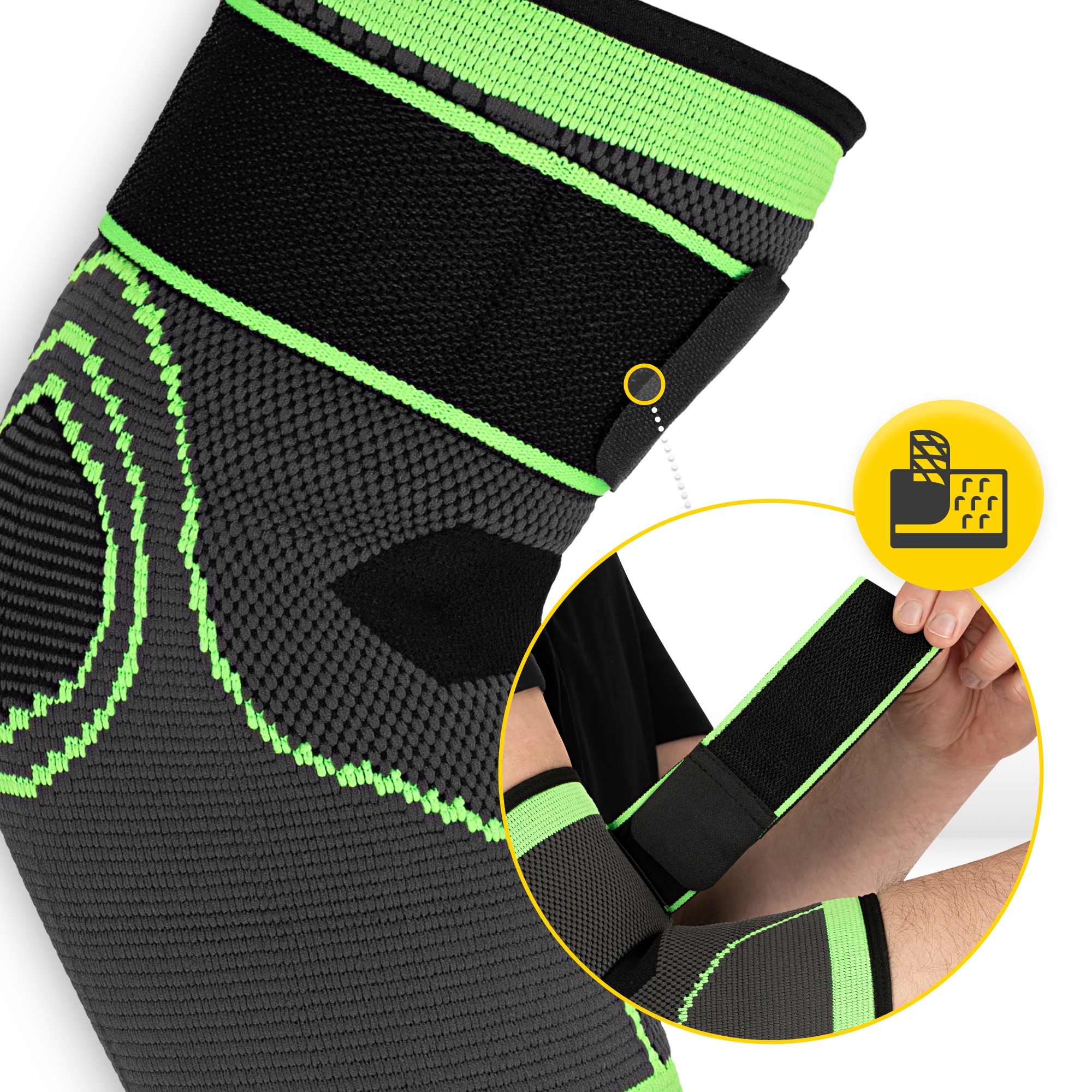 Фіксатор (бандаж) для ліктьового суглоба 4FIZJO Flex 1 шт Size M (P-5905973407366) — мініатюра 7