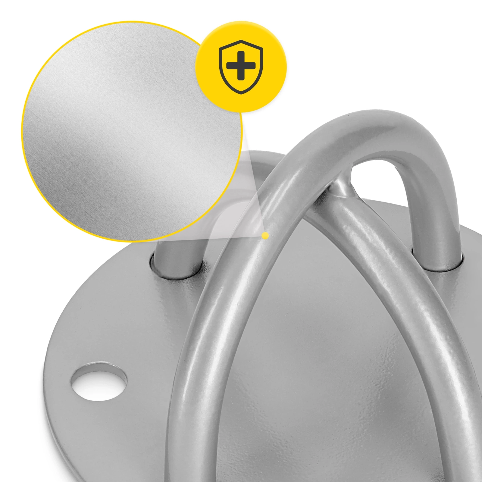 Кріплення для петель та канатів 4FIZJO X-Mount Grey (P-5907739311009) — мініатюра 6