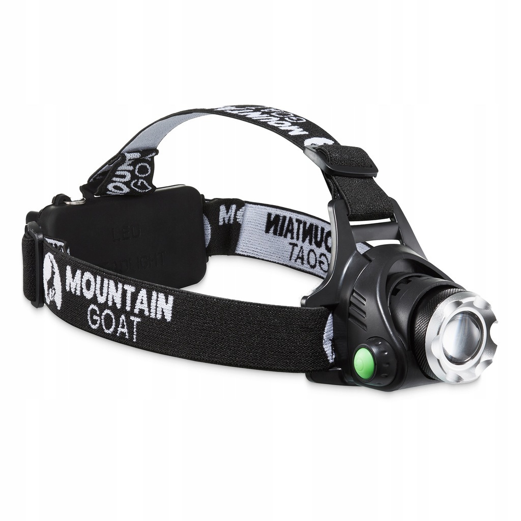 Ліхтар налобний Mountain Goat LED 350 lm акумуляторний, заднє червоне світло Black (P-5907739318336) — фото 1