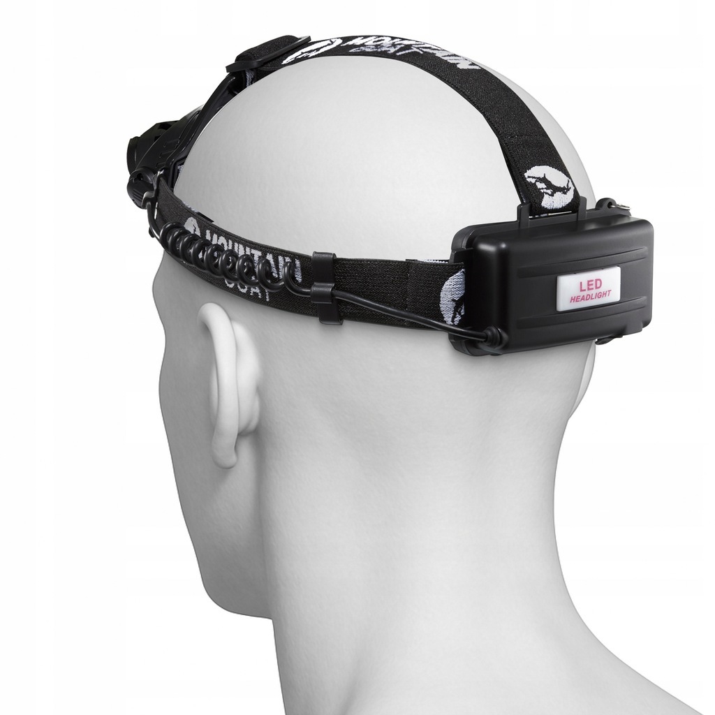 Ліхтар налобний Mountain Goat LED 350 lm акумуляторний, заднє червоне світло Black (P-5907739318336) — фото 5