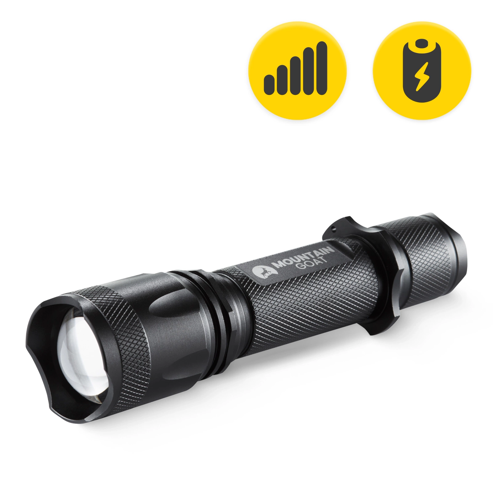 Ліхтар ручний Mountain Goat LED 800 lm акумуляторний, 5 режимів Black (P-5907739318329) — мініатюра 8