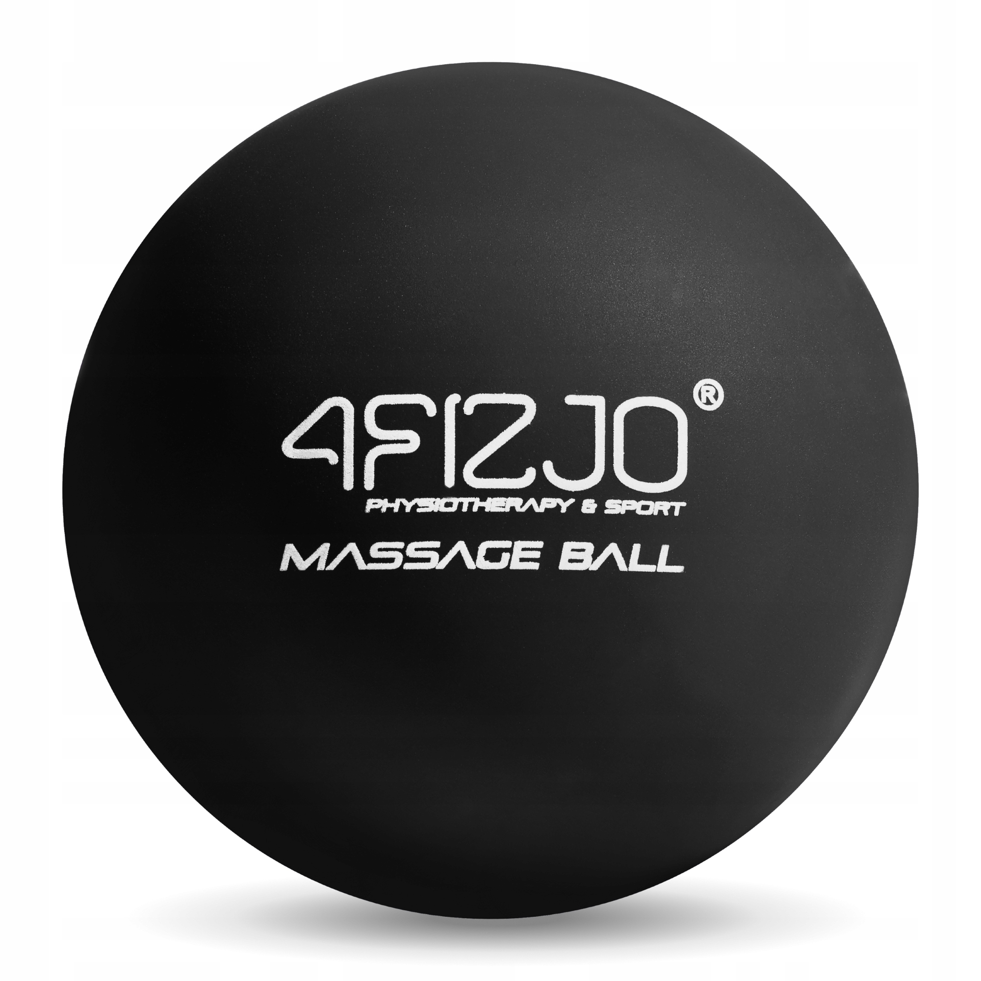 Масажний м'яч 4FIZJO Lacrosse Ball 6.25 см Black (P-5907222931196) — фото 1