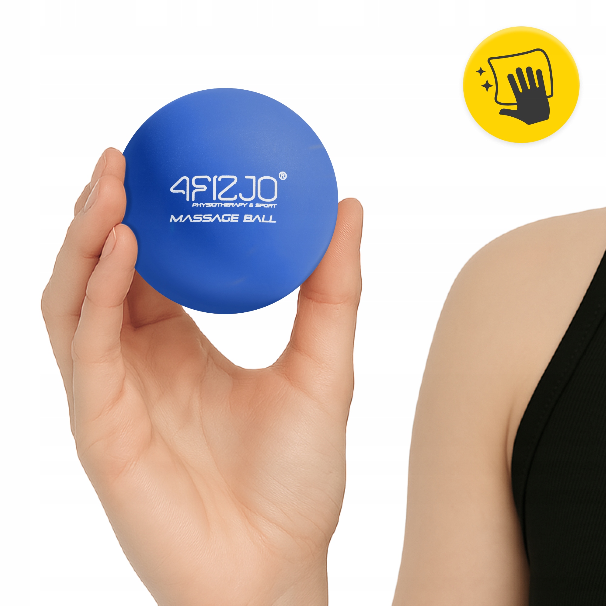 Масажний м'яч 4FIZJO Lacrosse Ball 6.25 см Blue (P-5907739314291) — мініатюра 8