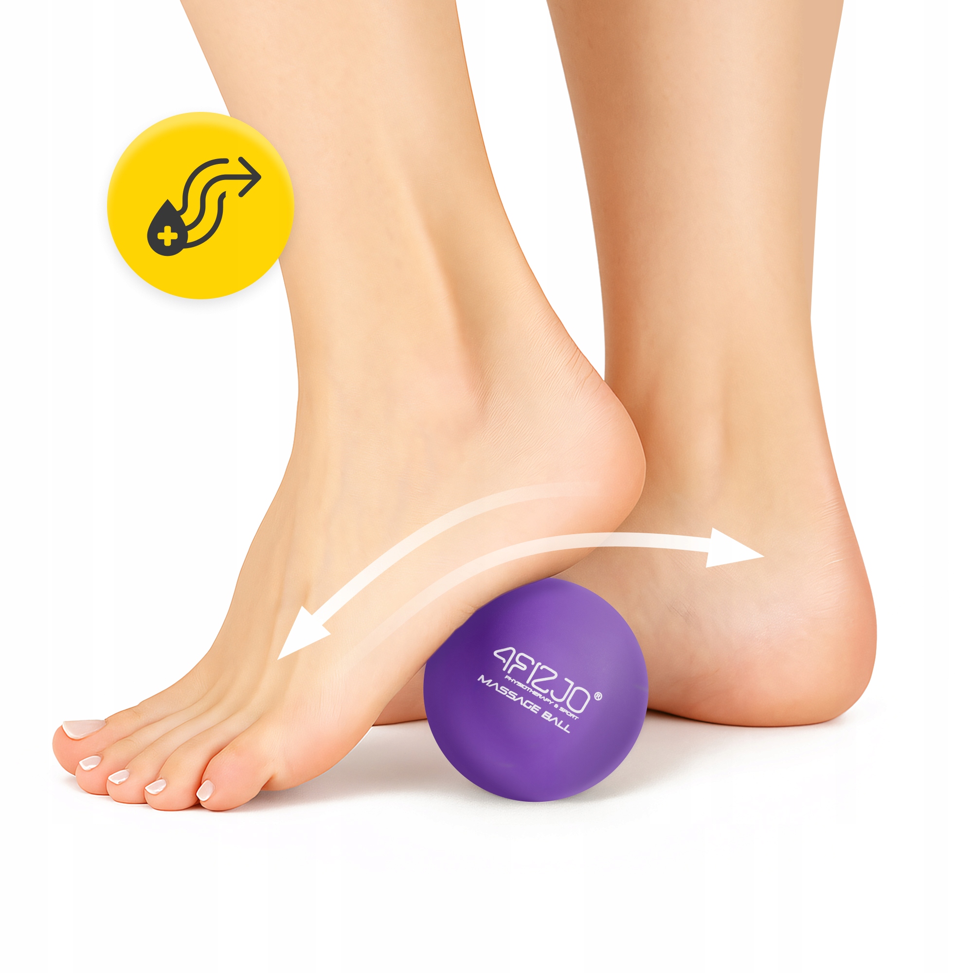 Масажний м'яч 4FIZJO Lacrosse Ball 6.25 см Purple (P-5907739314307) — мініатюра 8