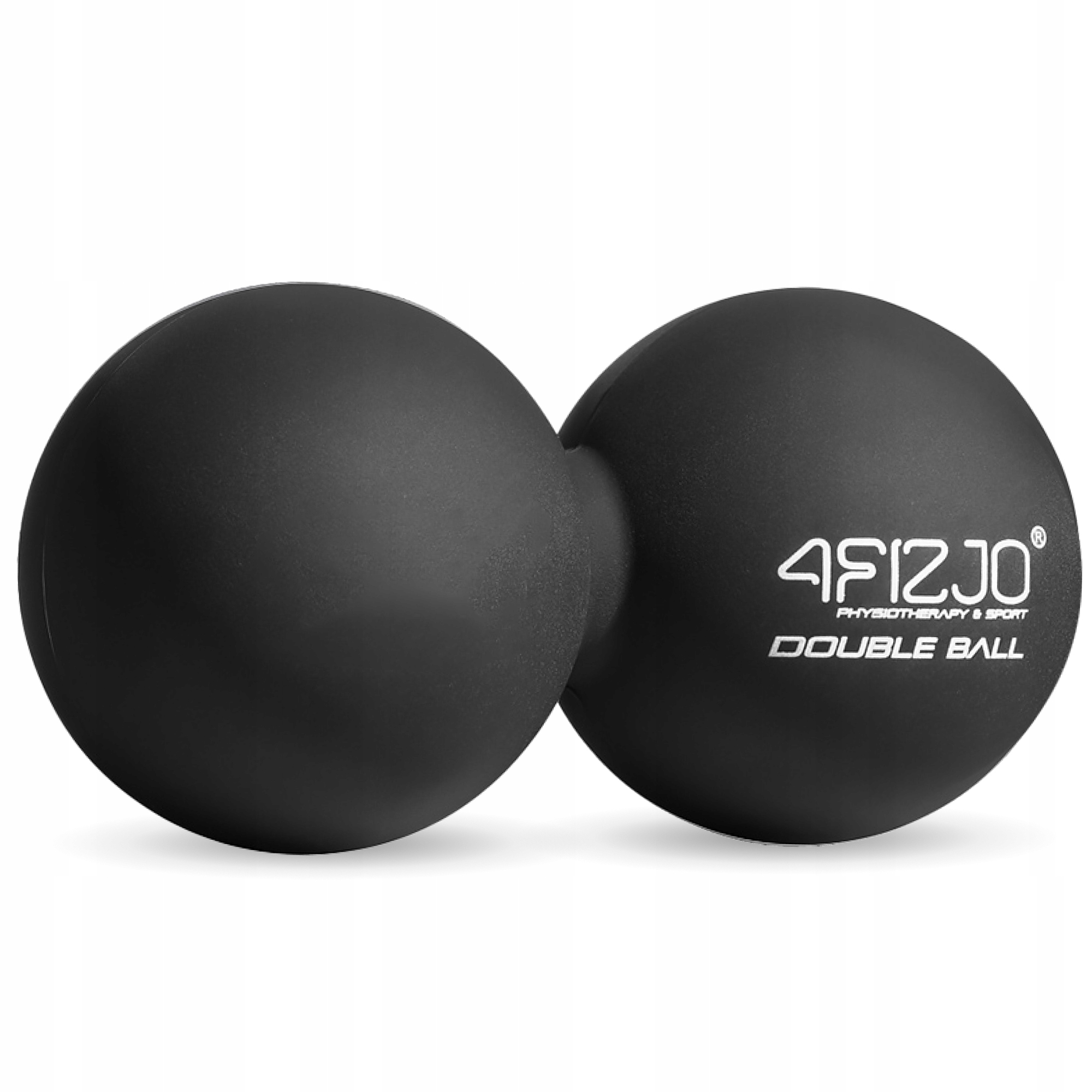 Масажний м'яч подвійний 4FIZJO Lacrosse Double Ball 6.5 x 13.5 см Black (P-5907222931226) — фото 1