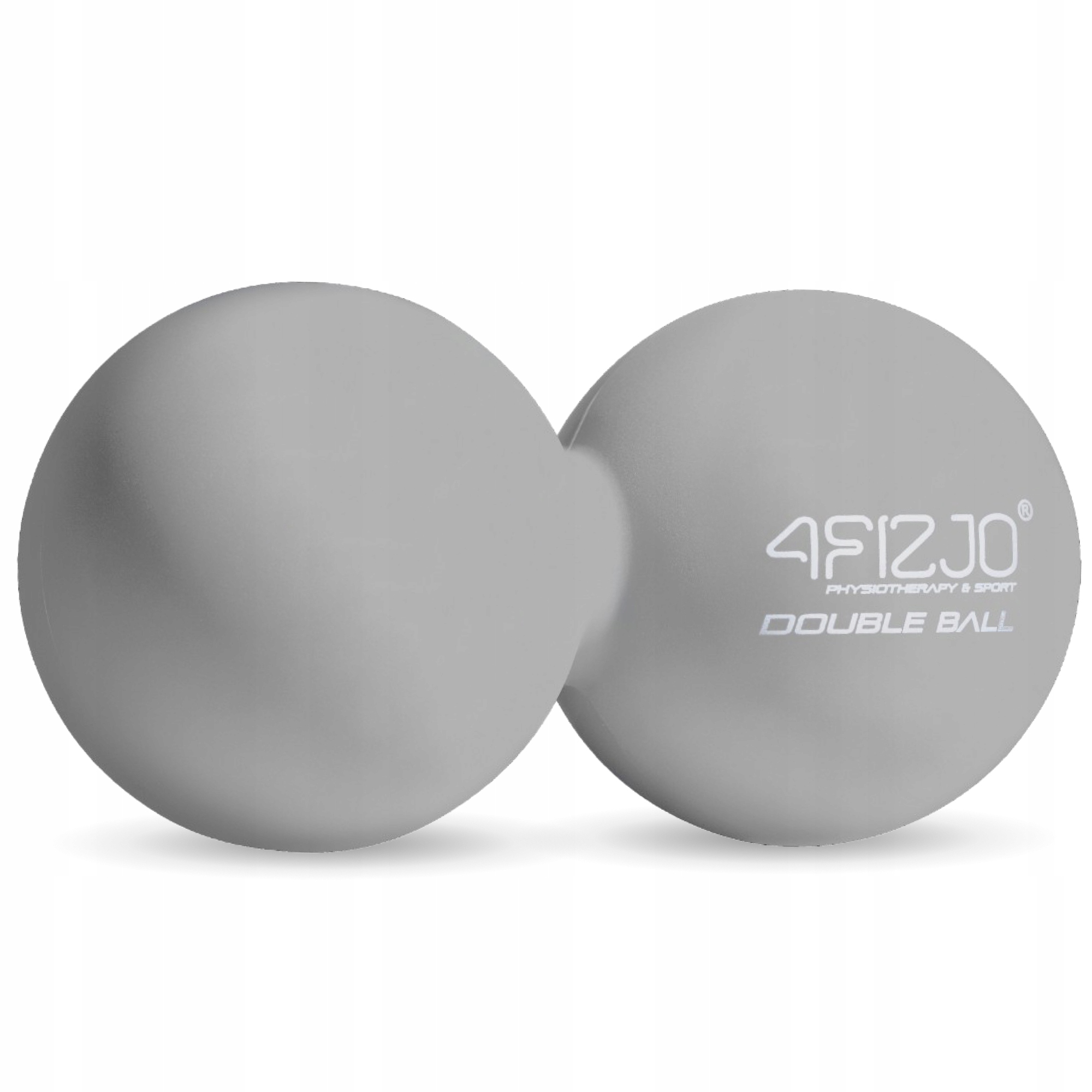 Масажний м'яч подвійний 4FIZJO Lacrosse Double Ball 6.5 x 13.5 см Grey (P-5907739314345) — фото 1