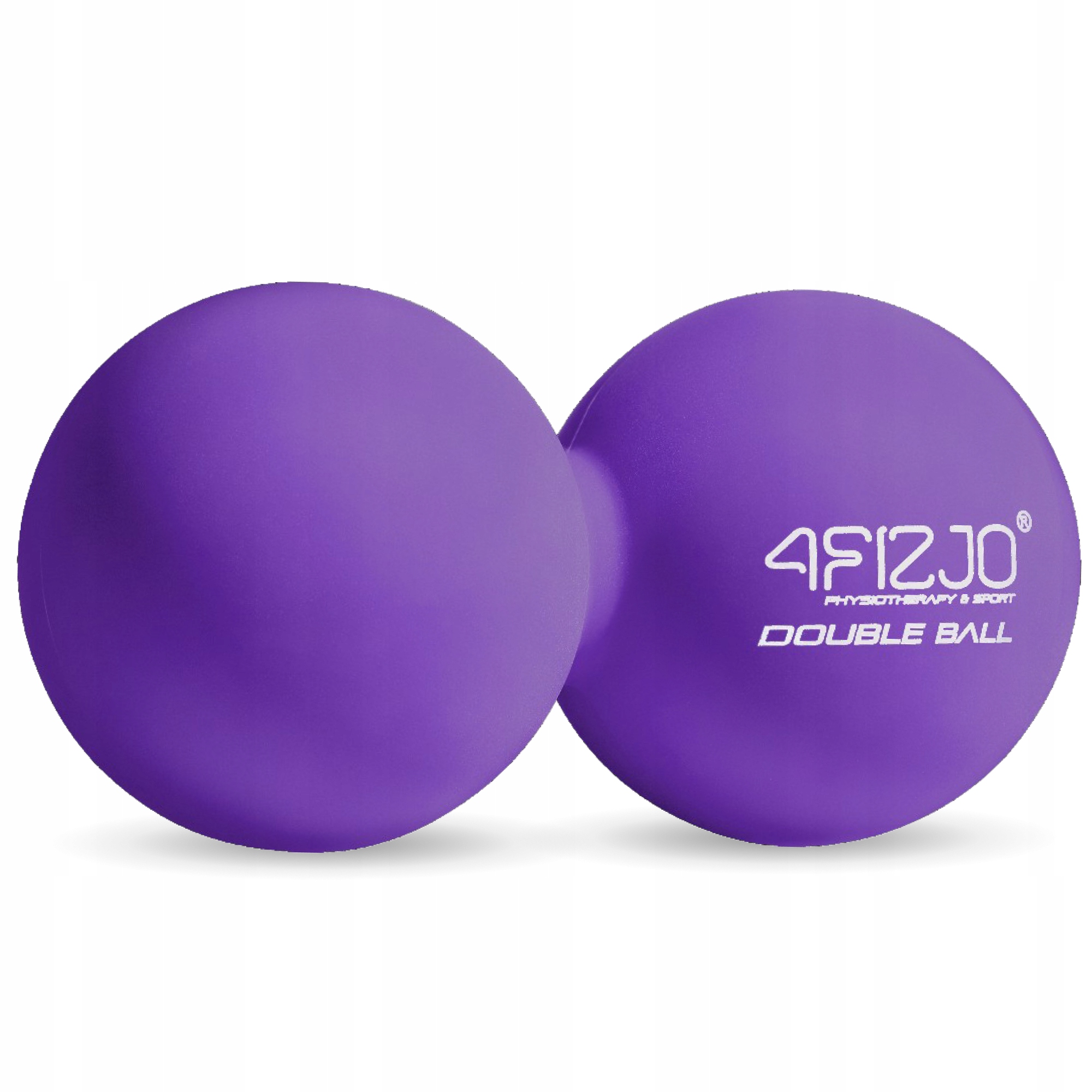 Масажний м'яч подвійний 4FIZJO Lacrosse Double Ball 6.5 x 13.5 см Purple (P-5907739314338) — фото 1