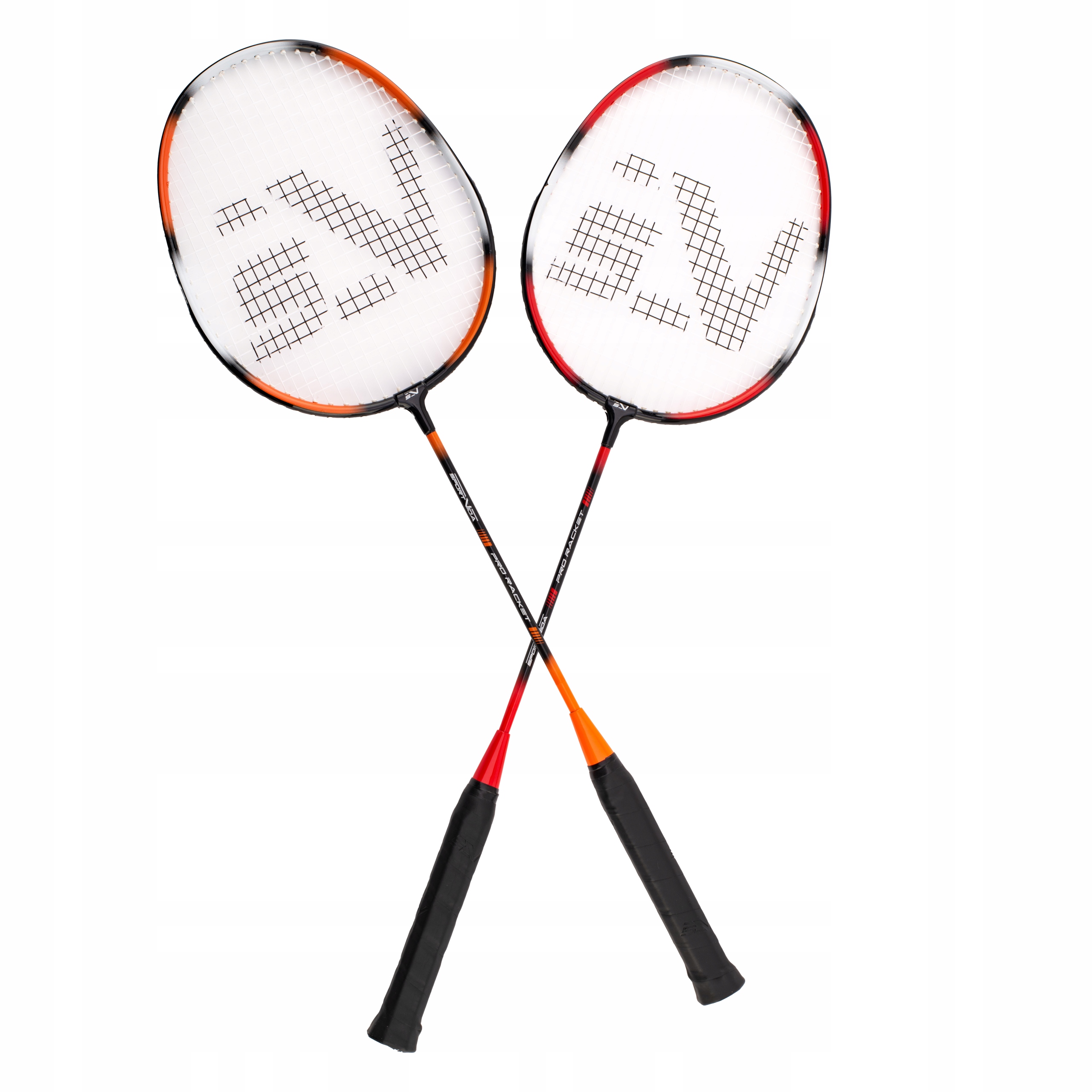 Набір для бадмінтону SportVida Pro 4 шт ракетки + 2 шт волани + сітка SV-SE0003 — мініатюра 10