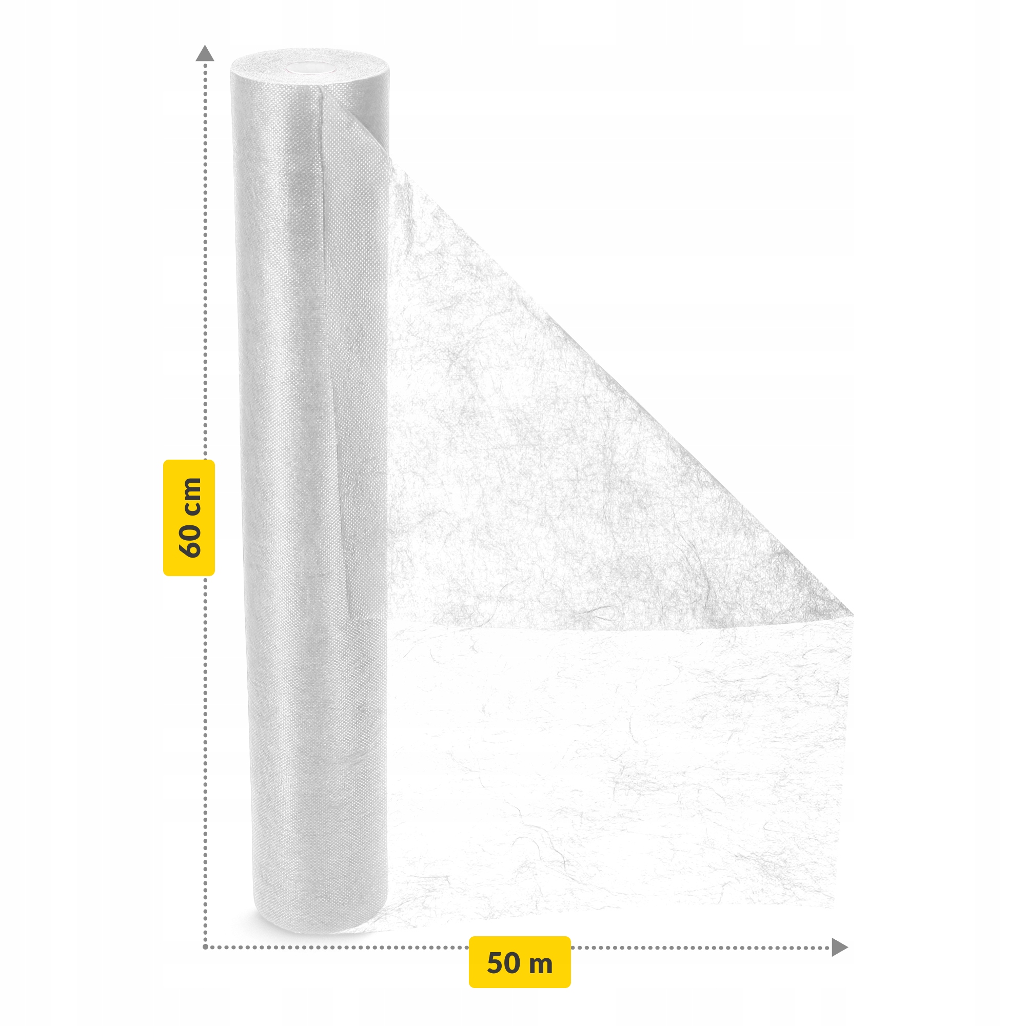Простирадло одноразове 4FIZJO 50 м x 60 см в рулоні 14 г/м² White (P-5905973406789) — мініатюра 7